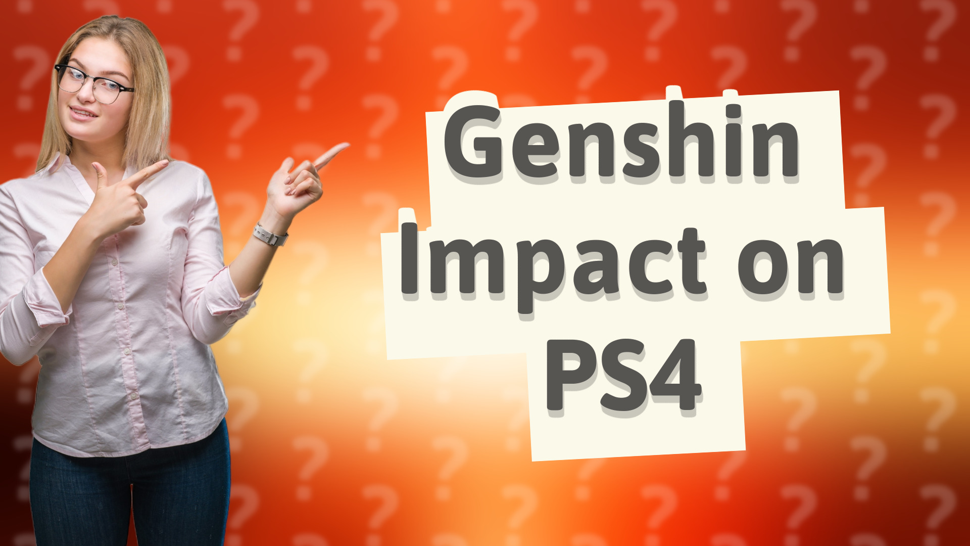 Genshin Impact on PS4