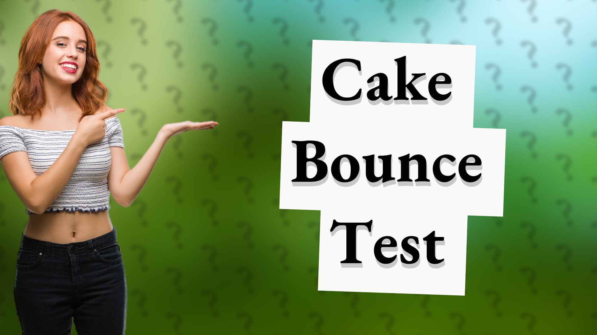 Cake Bounce Test