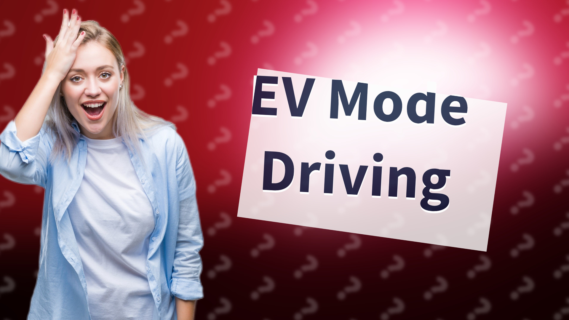 EV Mode Driving
