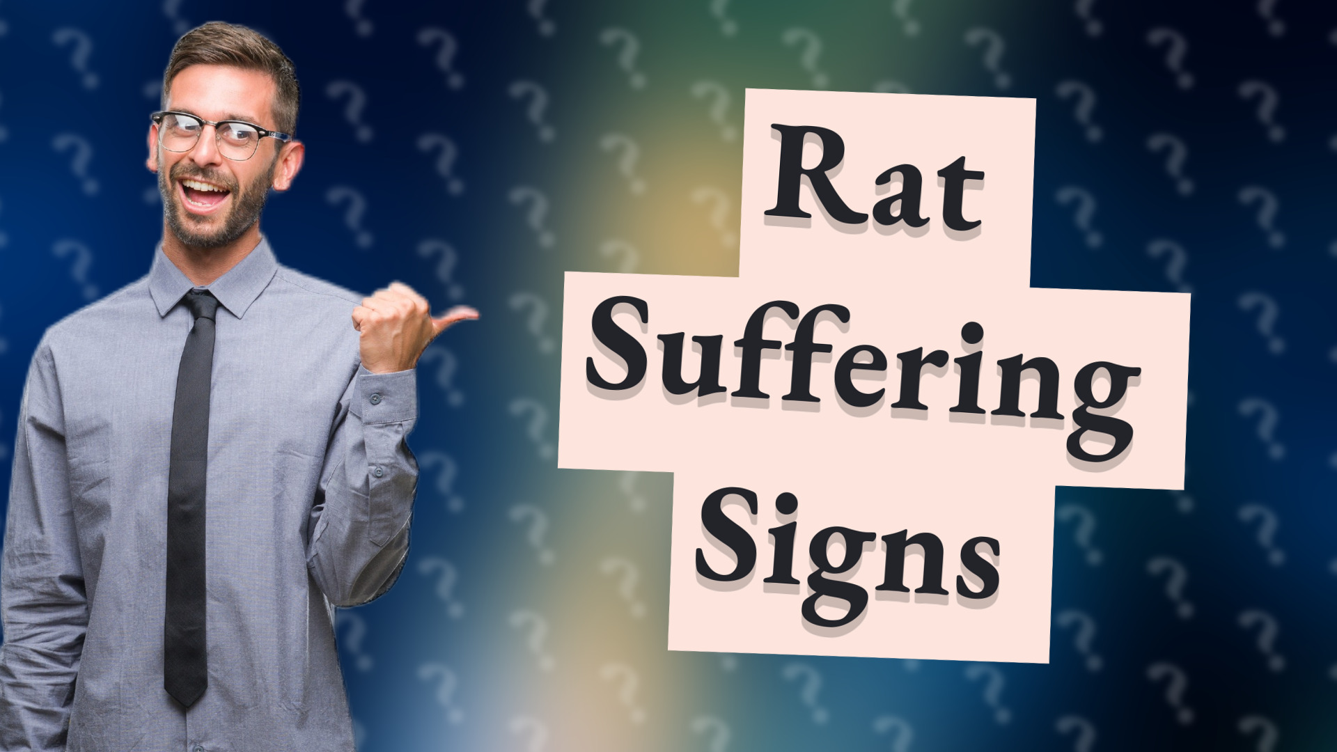 Rat Suffering Signs