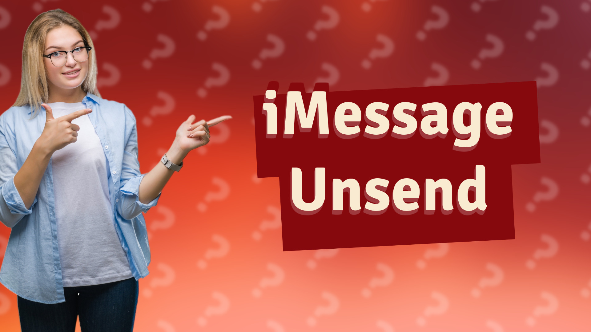 iMessage Unsend