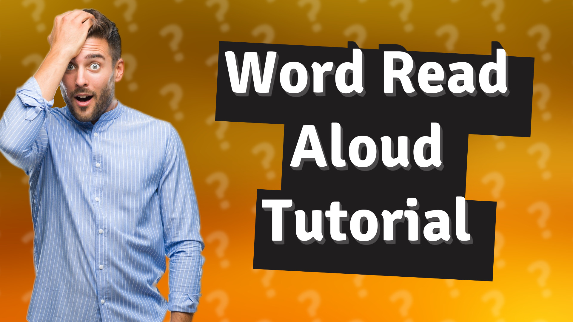 Word Read Aloud Tutorial