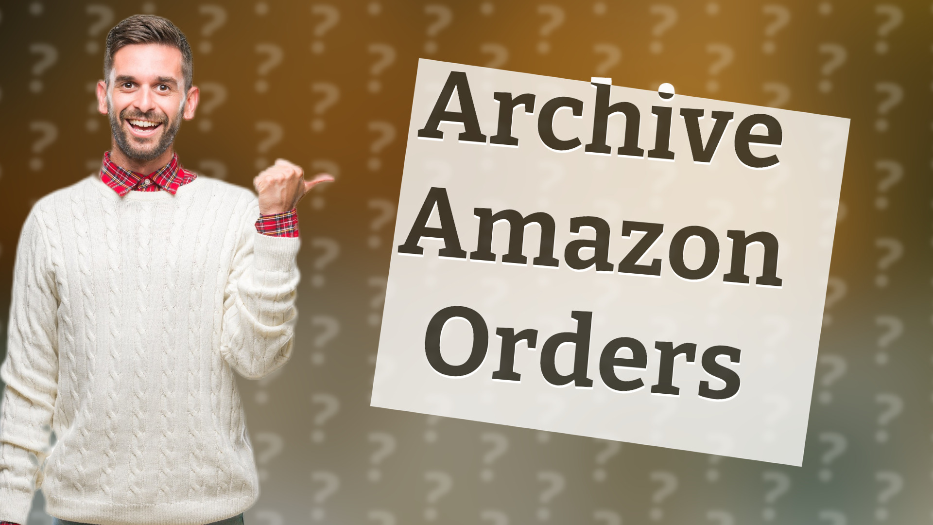 Archive Amazon Orders