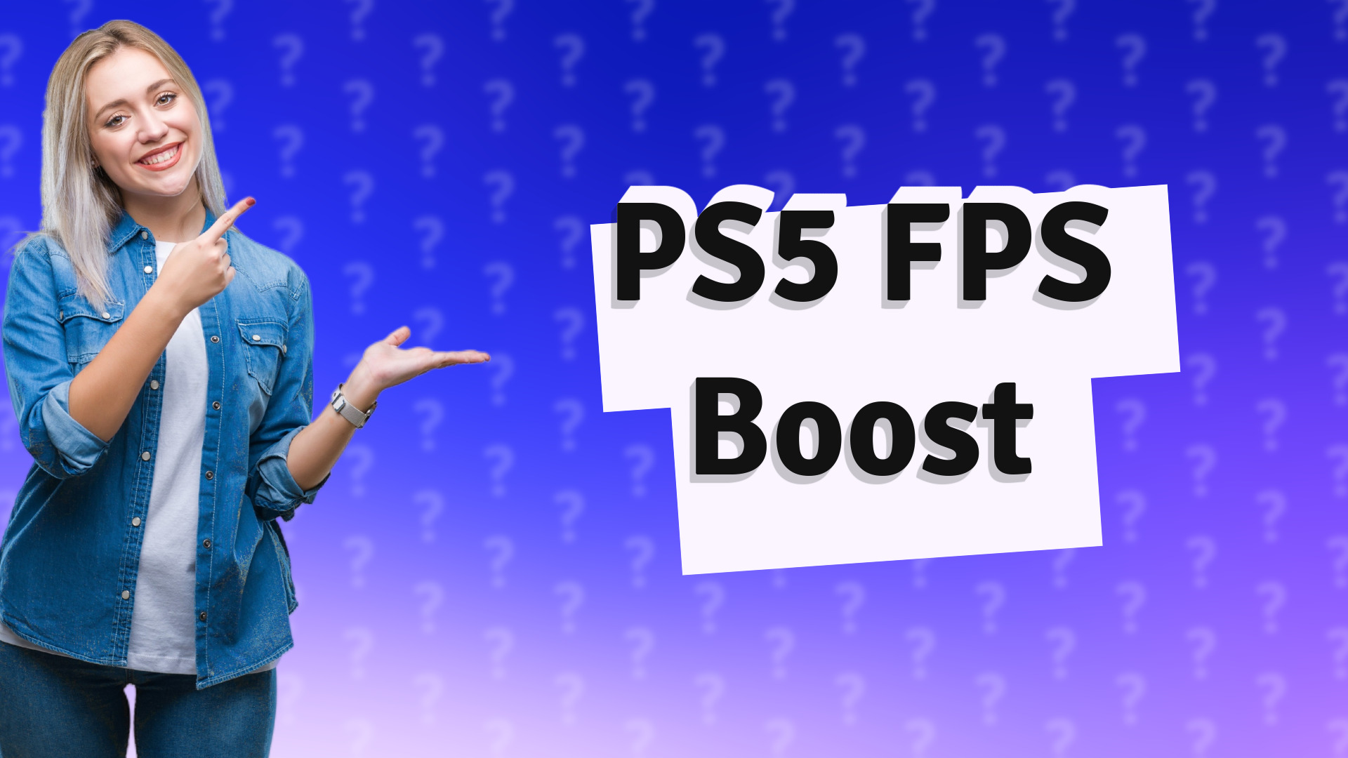 PS5 FPS Boost