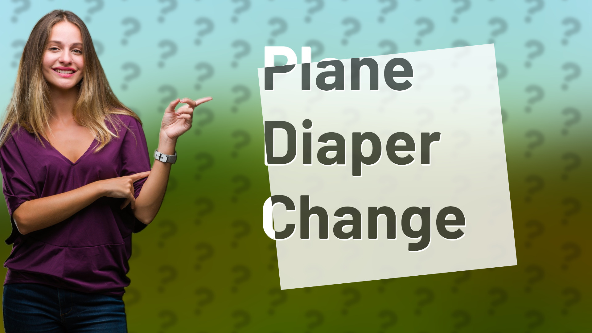 Plane Diaper Change