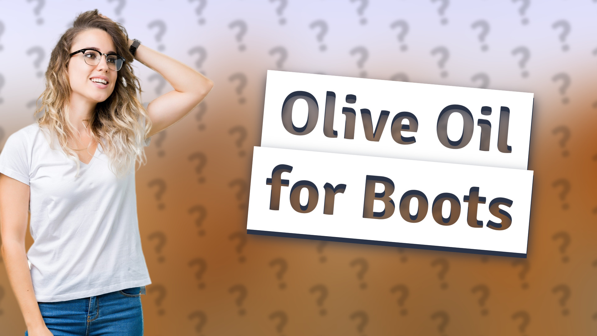 Olive Oil for Boots
