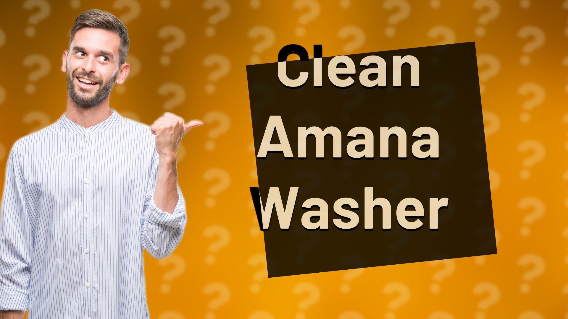 Clean Amana Washer