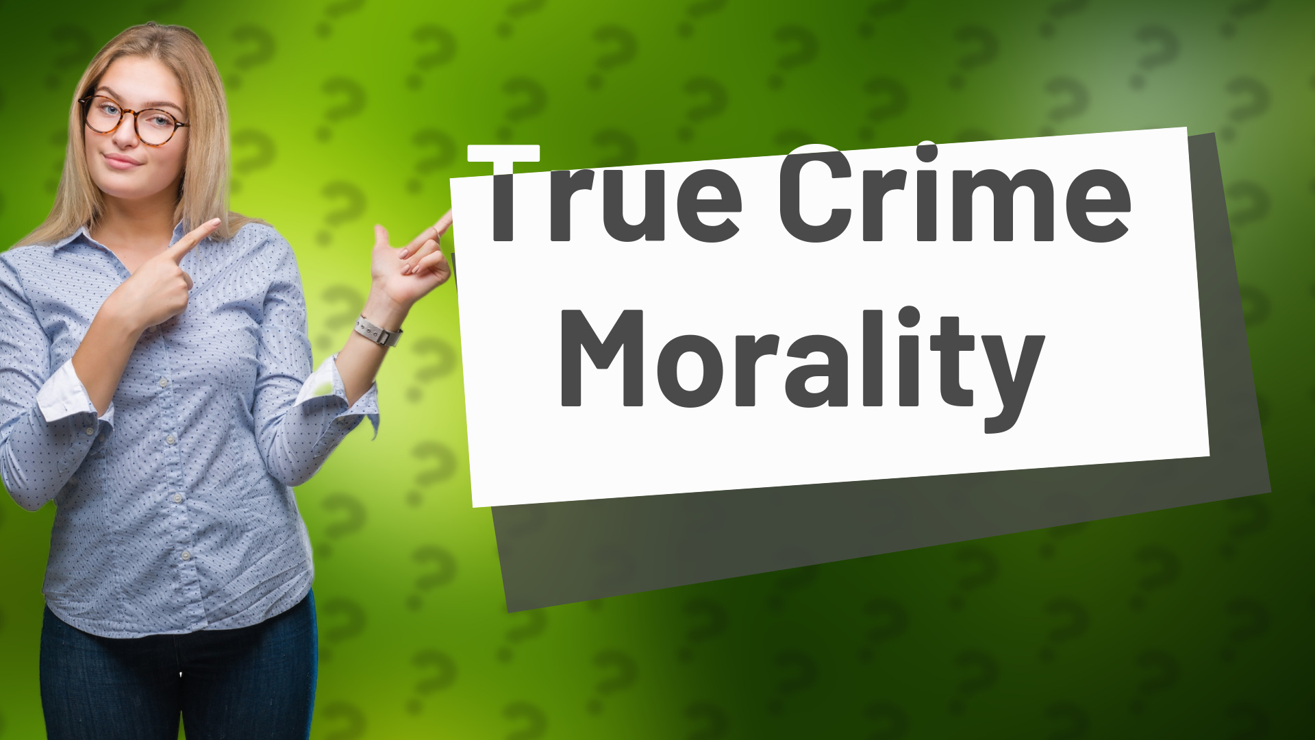 True Crime Morality