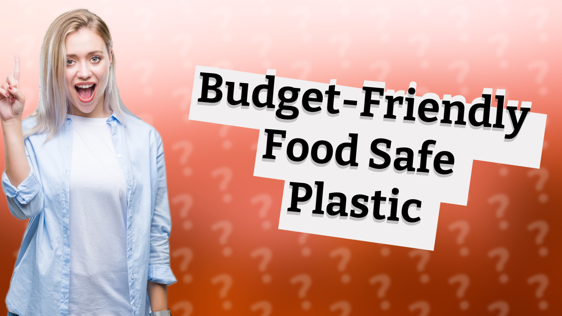 Budget-Friendly Food Safe Plastic