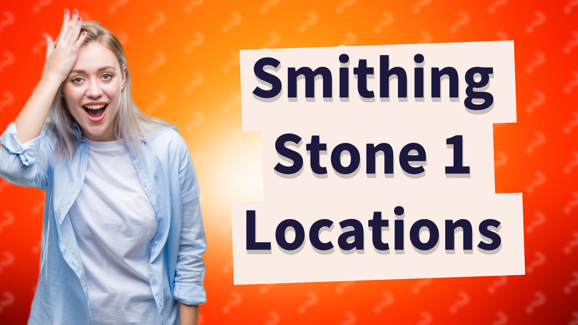 Smithing Stone 1 Locations