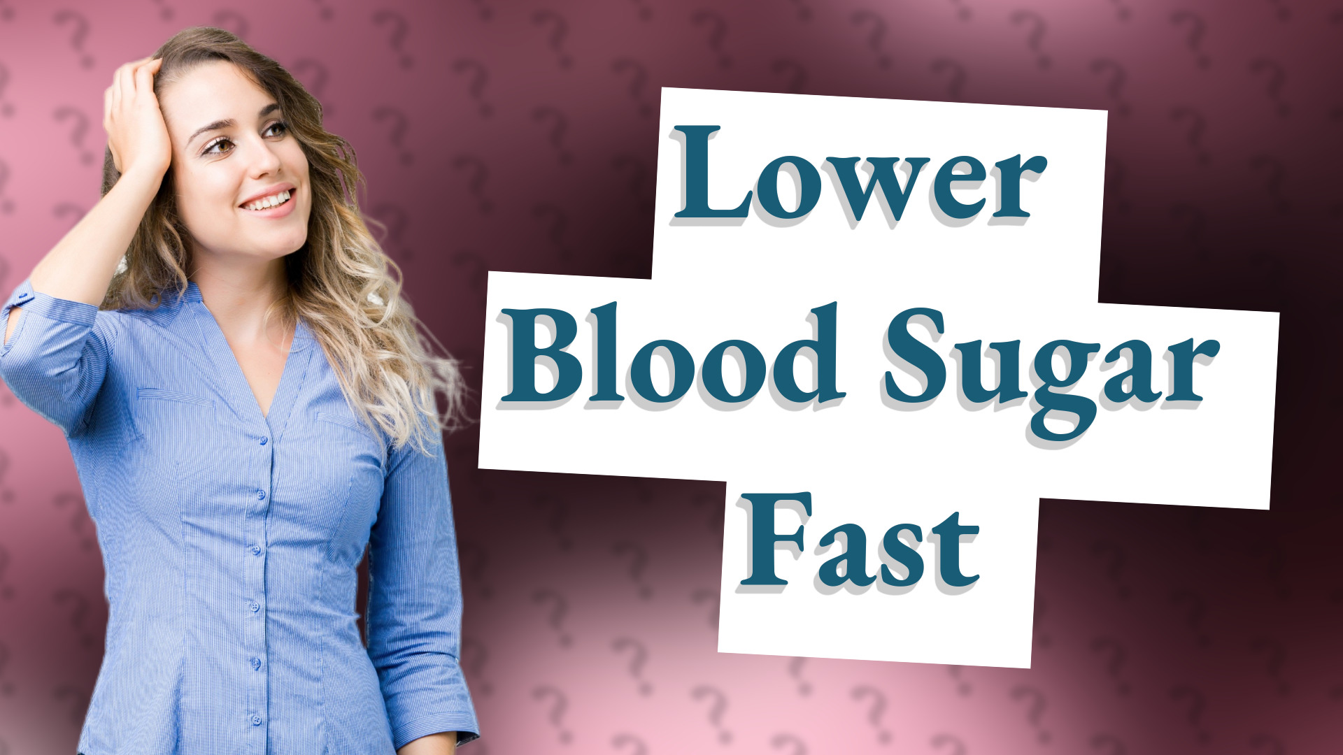 Lower Blood Sugar Fast