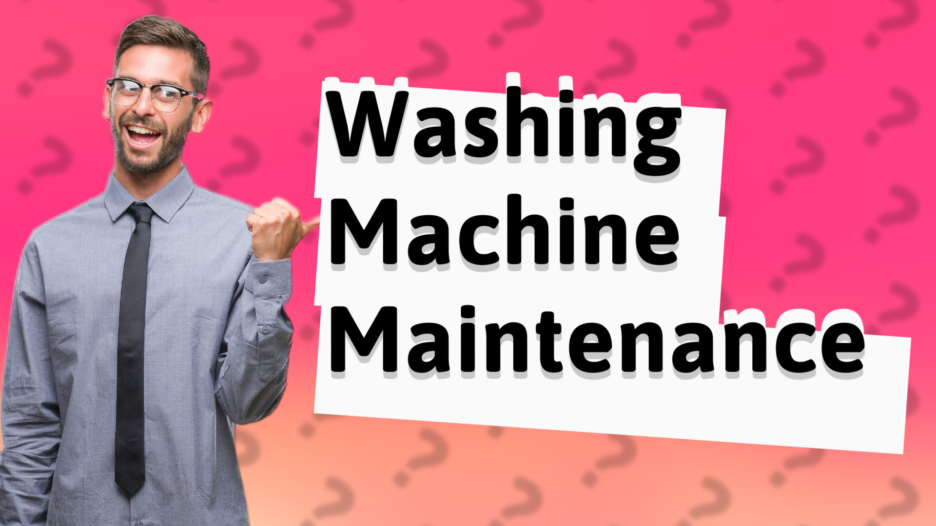 Washing Machine Maintenance