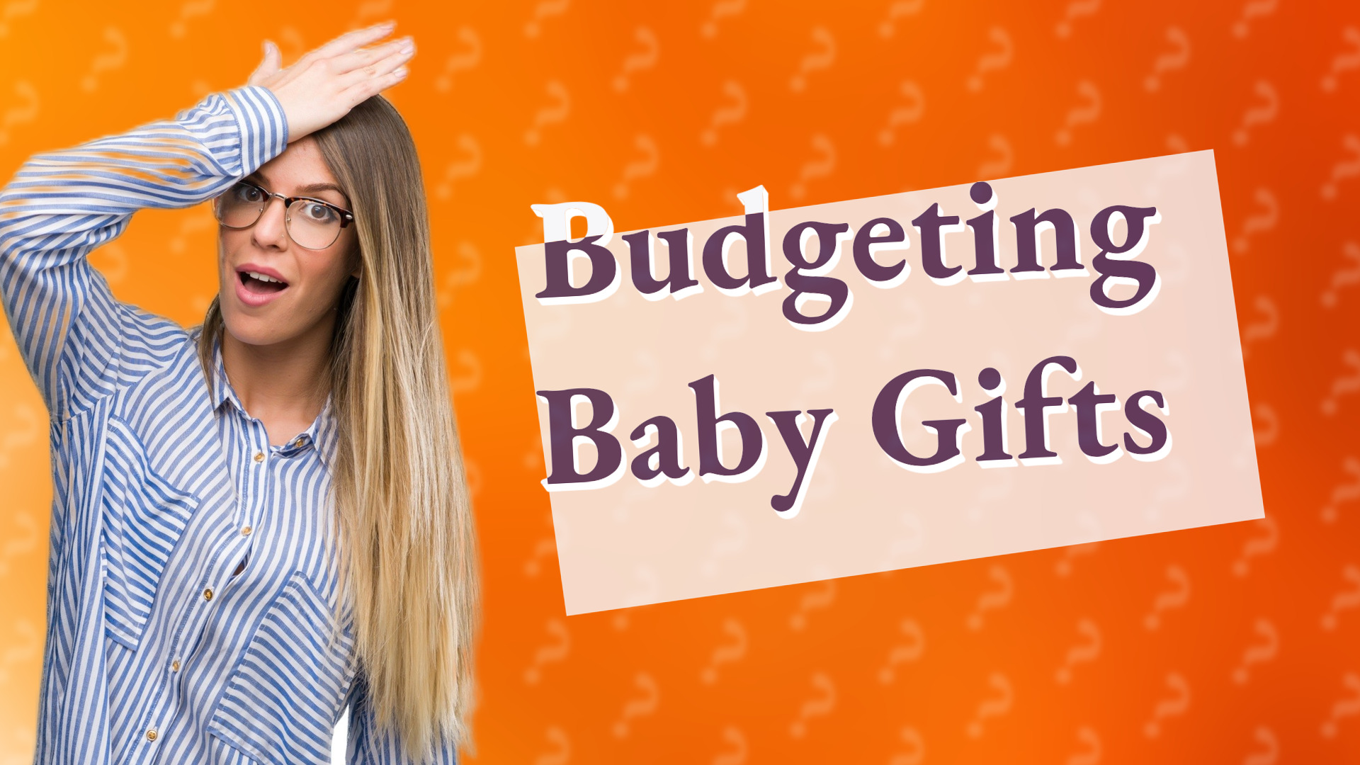 Budgeting Baby Gifts