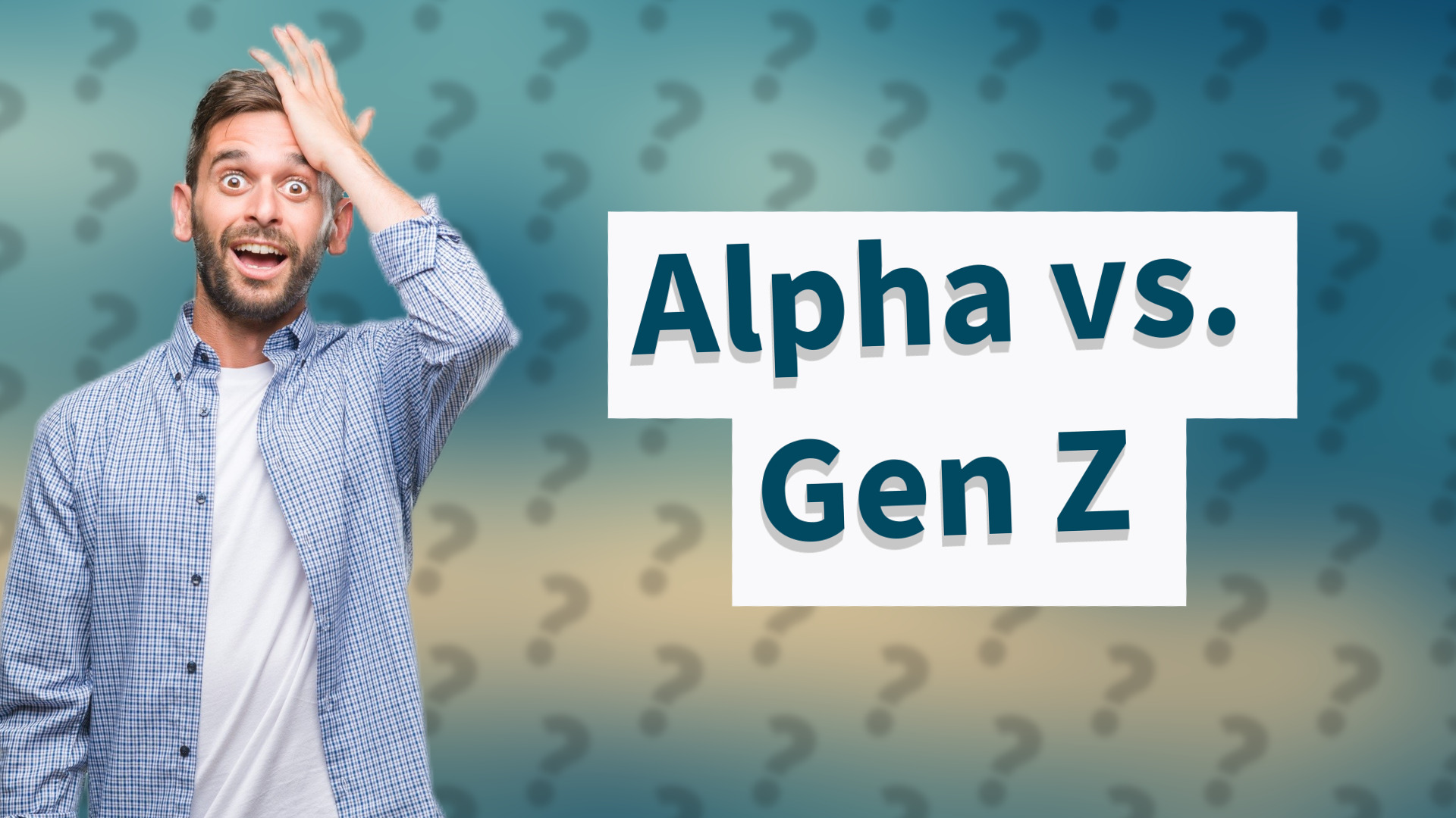 Alpha vs. Gen Z