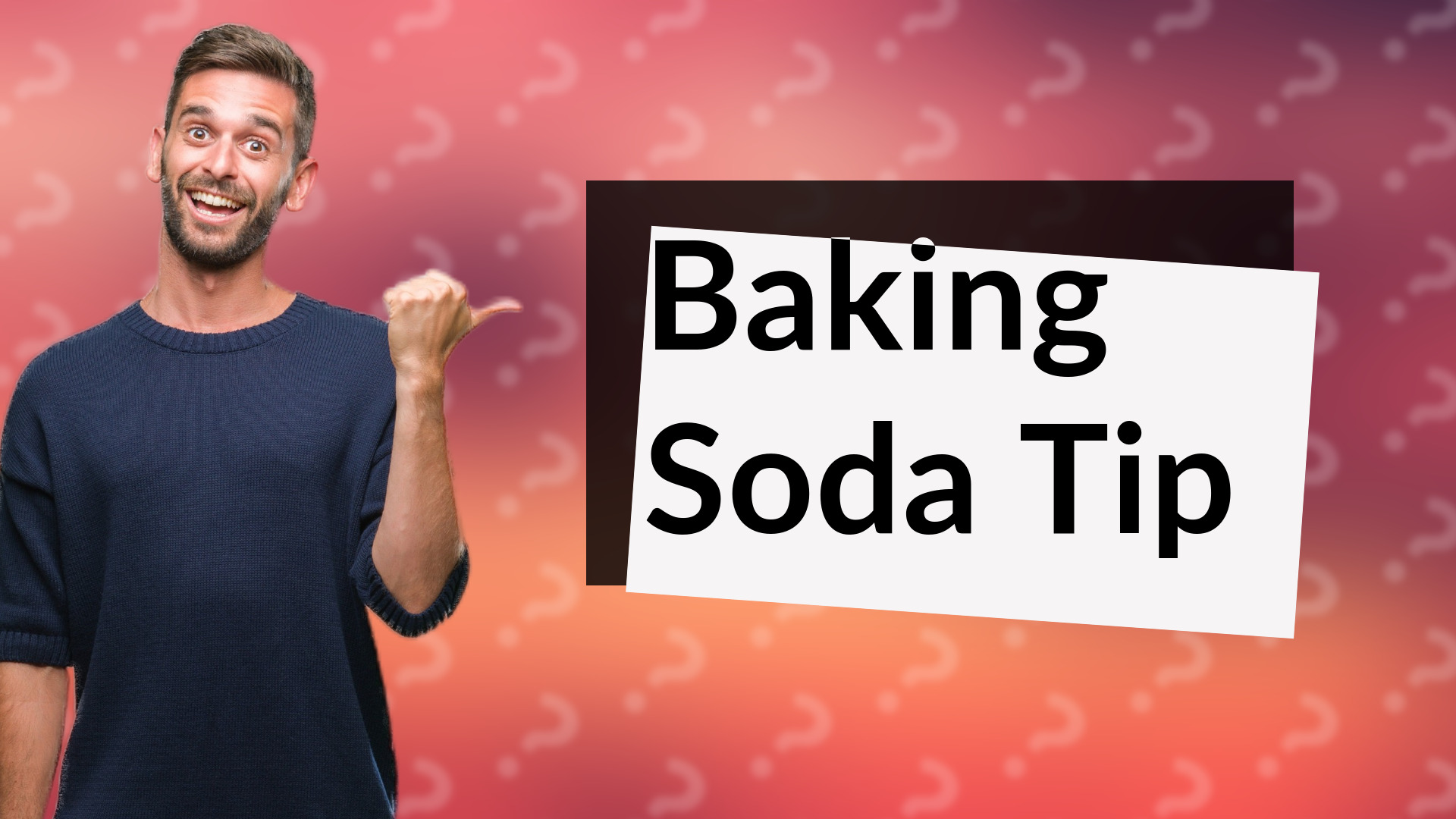 Baking Soda Tip