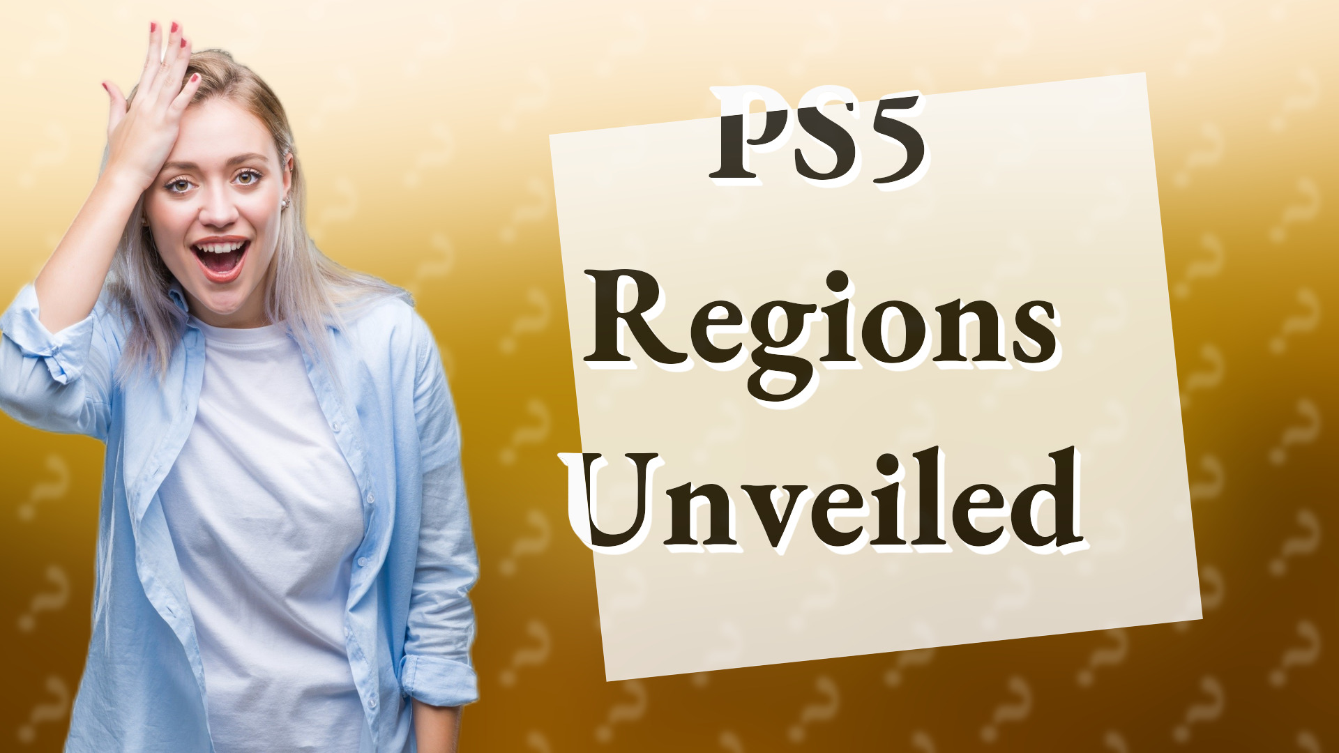 PS5 Regions Unveiled