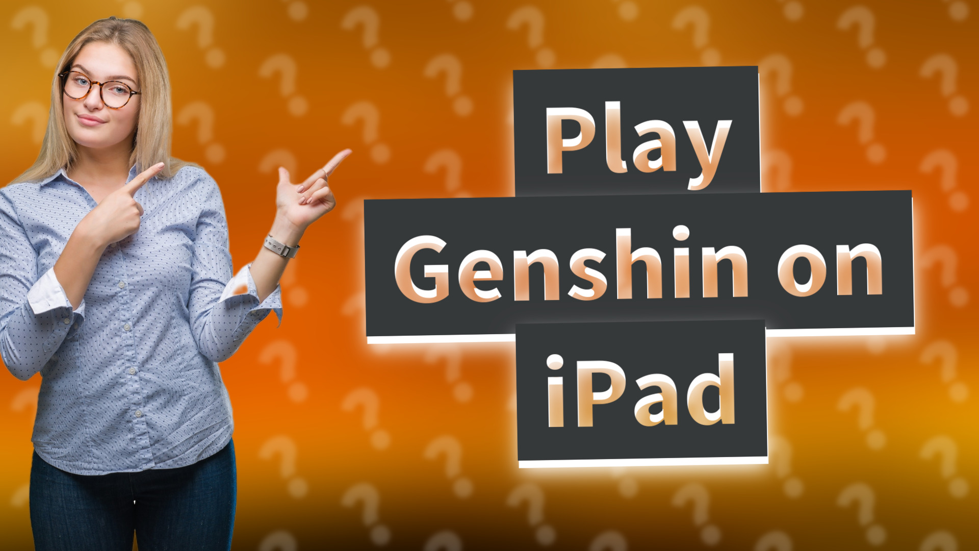 Play Genshin on iPad