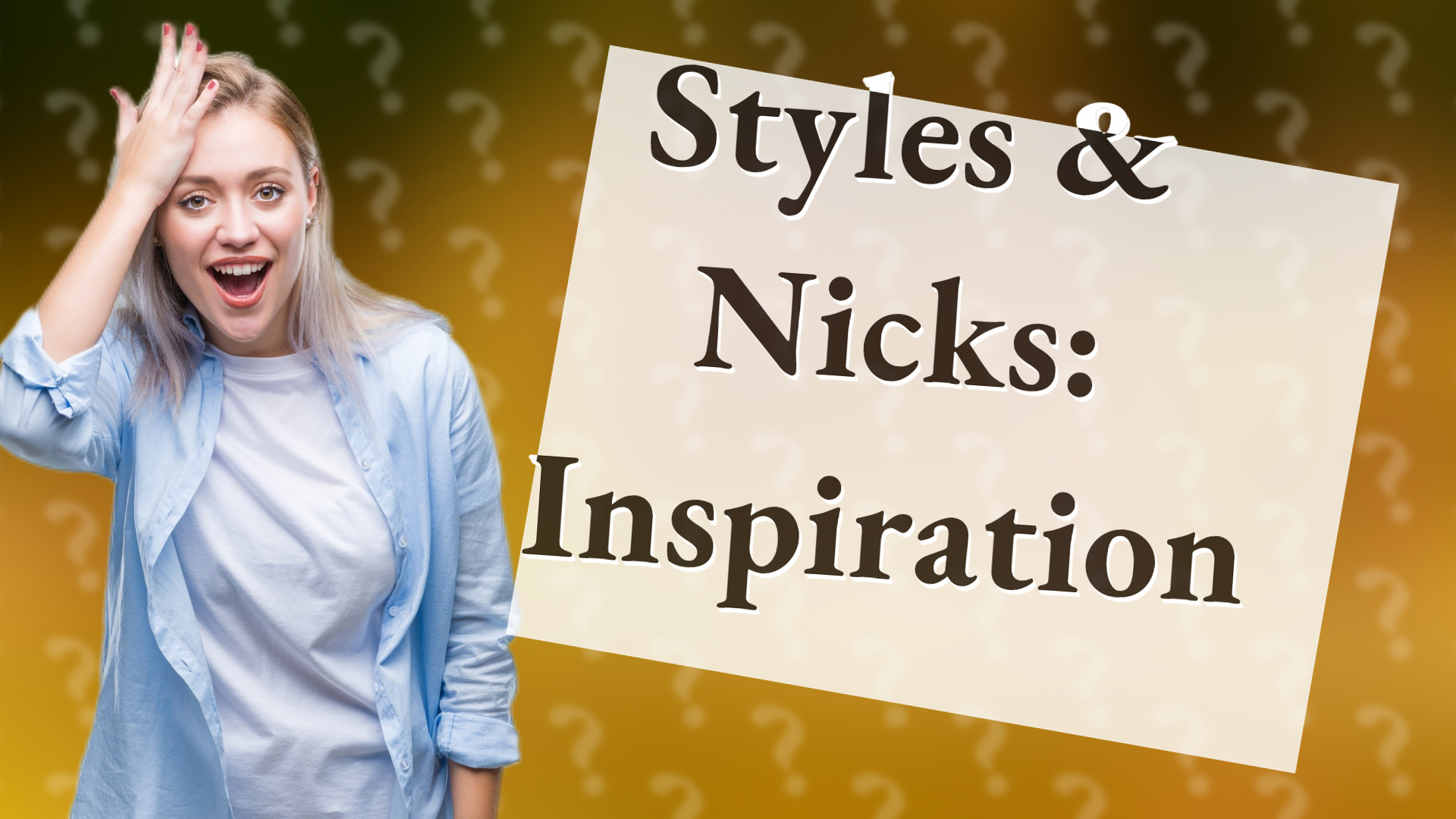 Styles & Nicks: Inspiration