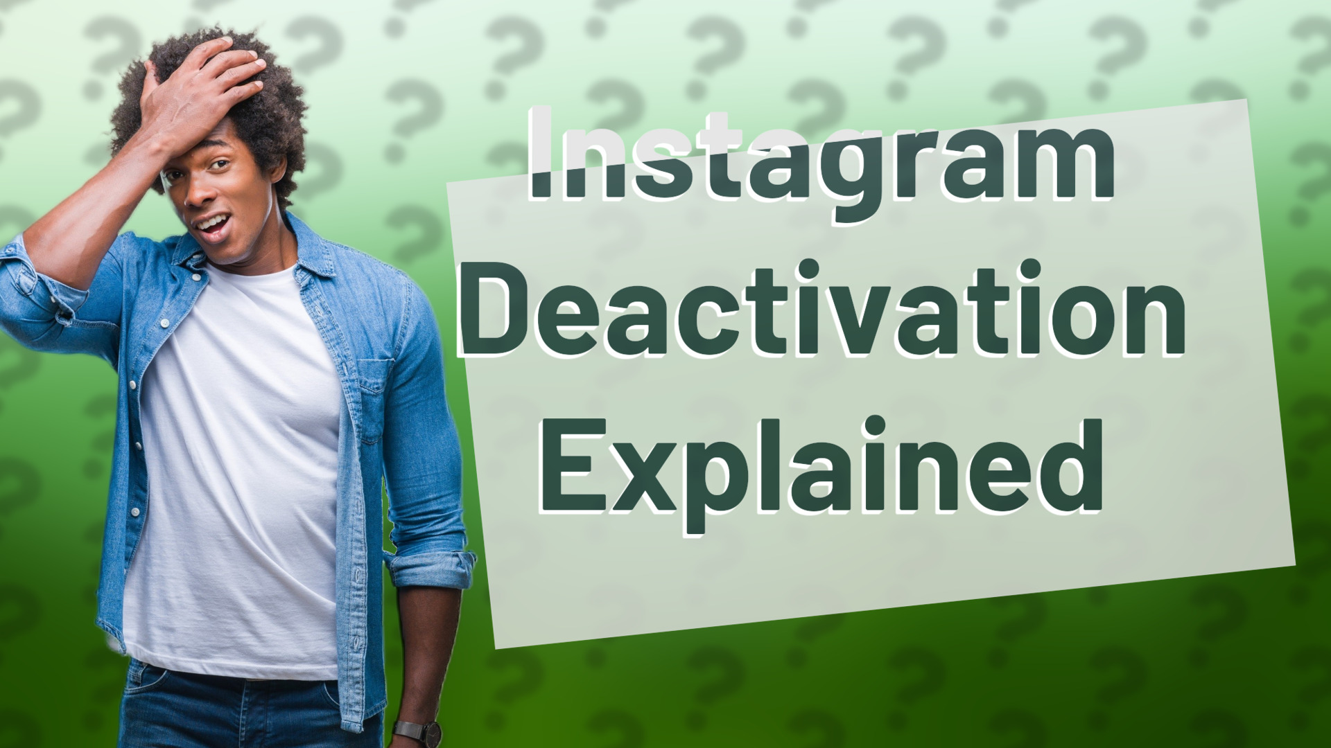 Instagram Deactivation Explained