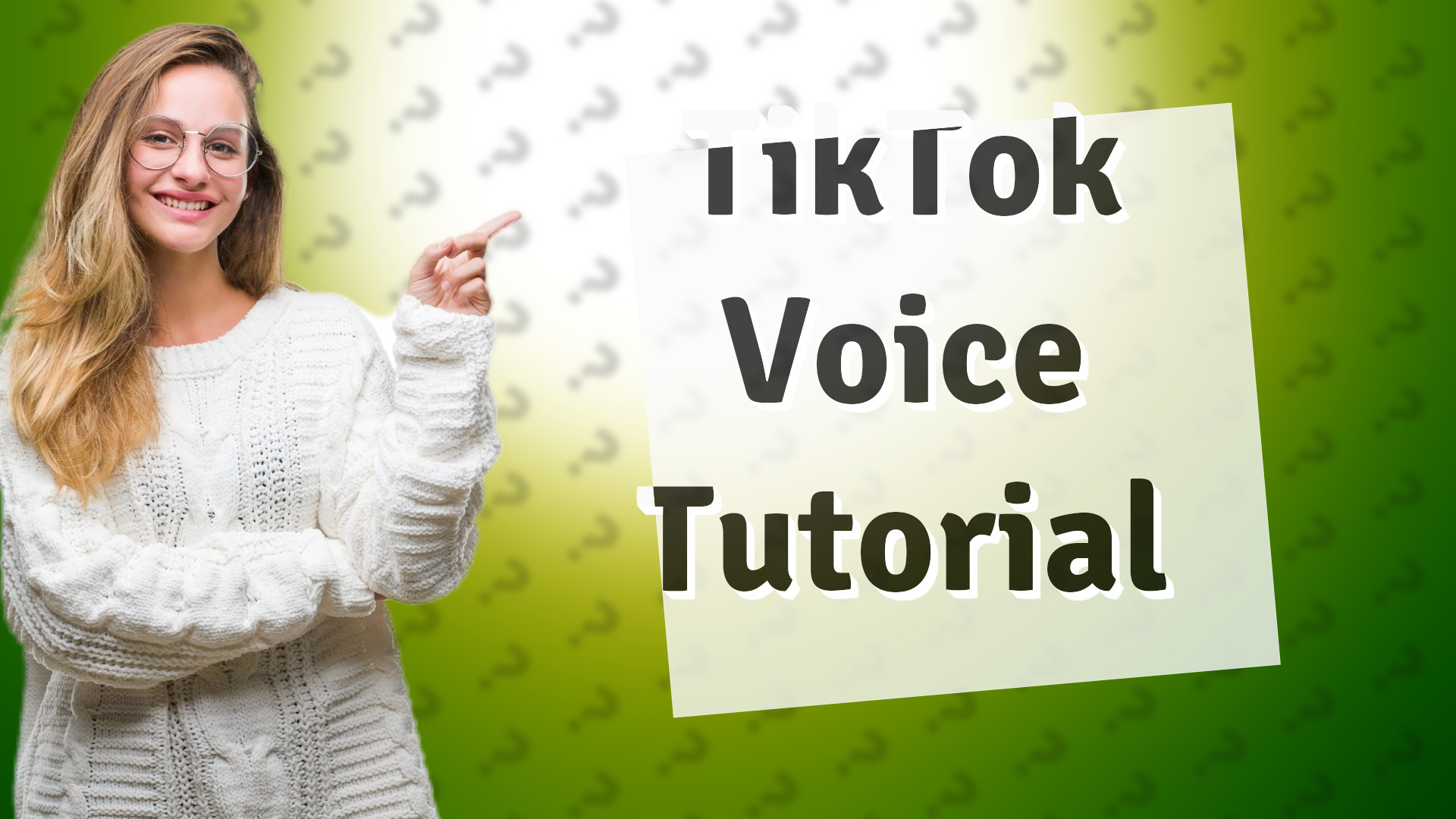 TikTok Voice Tutorial