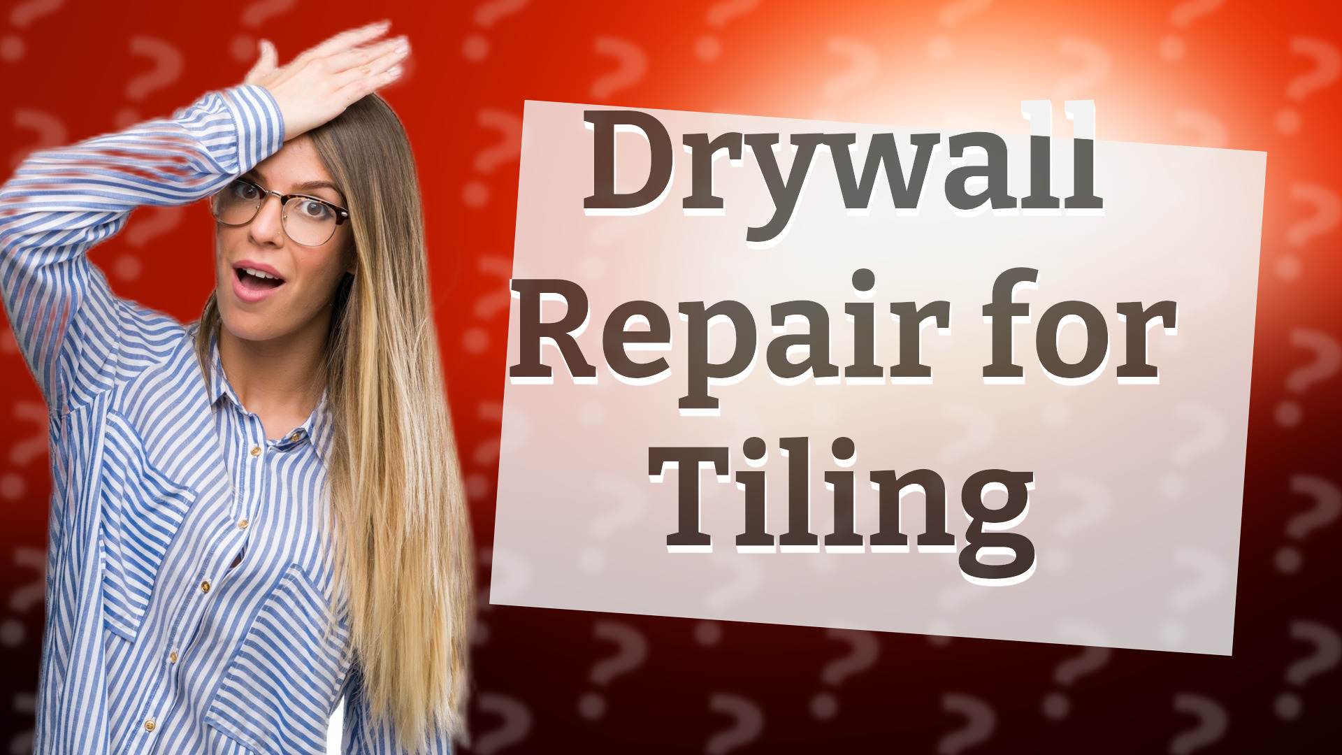 Drywall Repair for Tiling