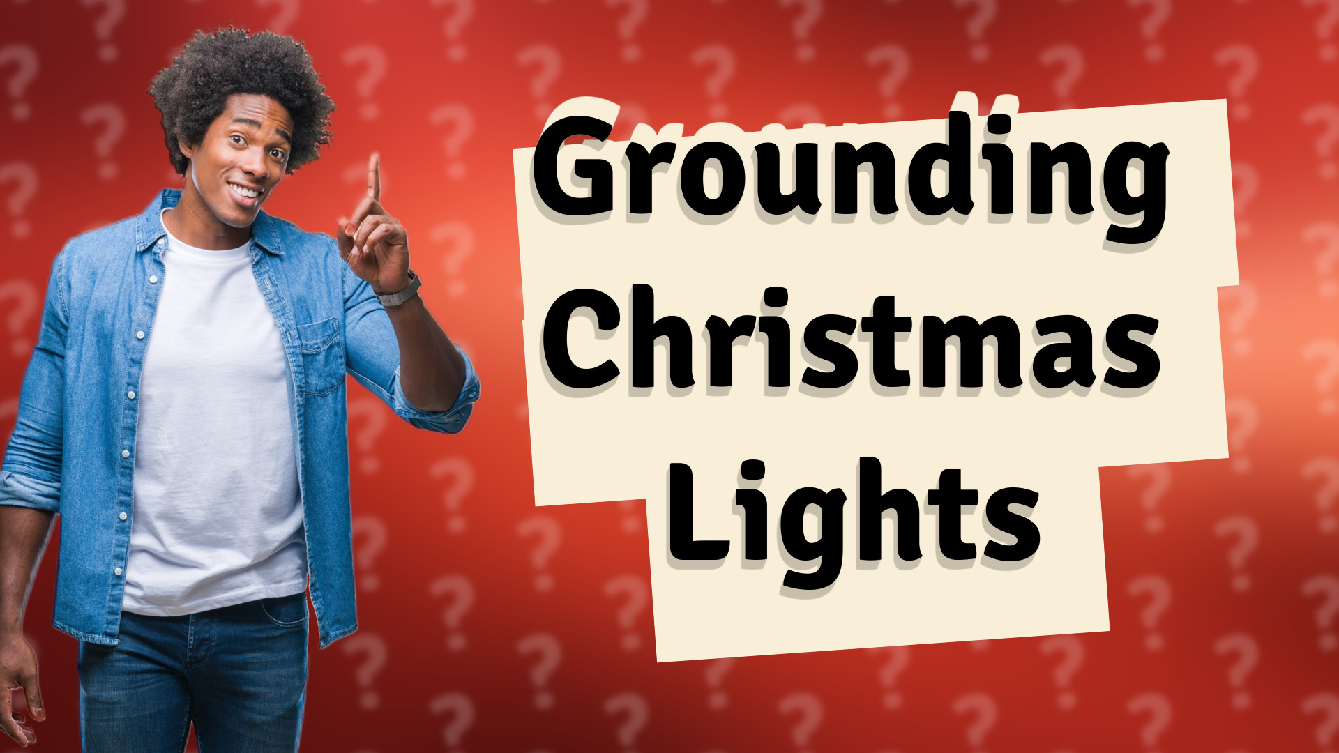 Grounding Christmas Lights