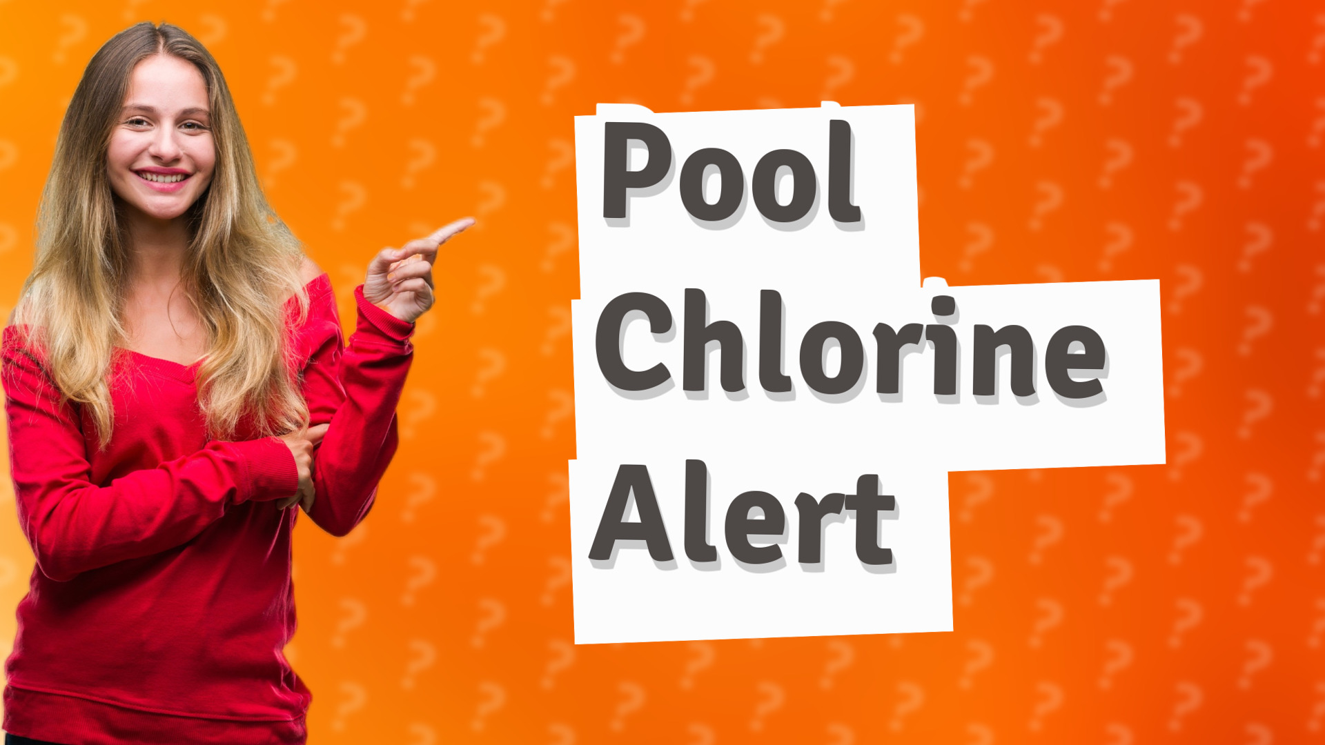 Pool Chlorine Alert