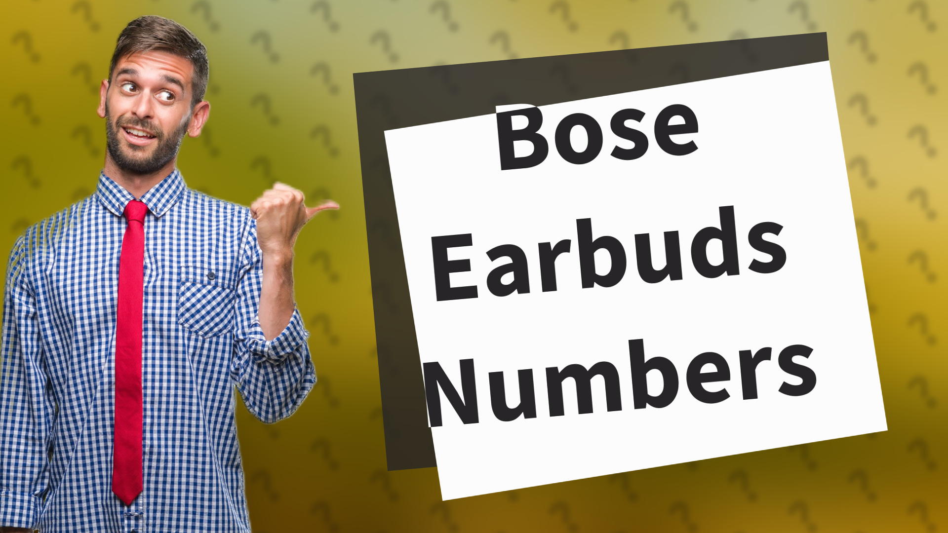 Bose Earbuds Numbers
