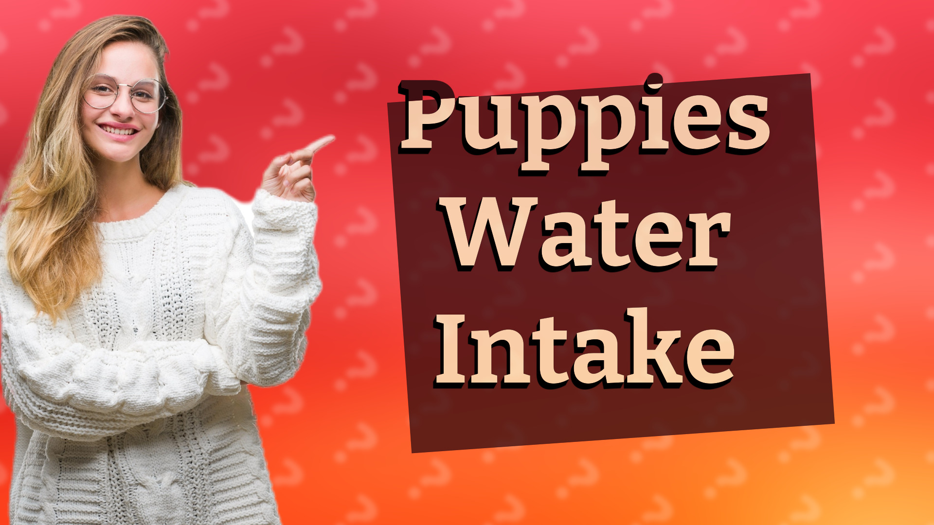 Puppies Water Intake
