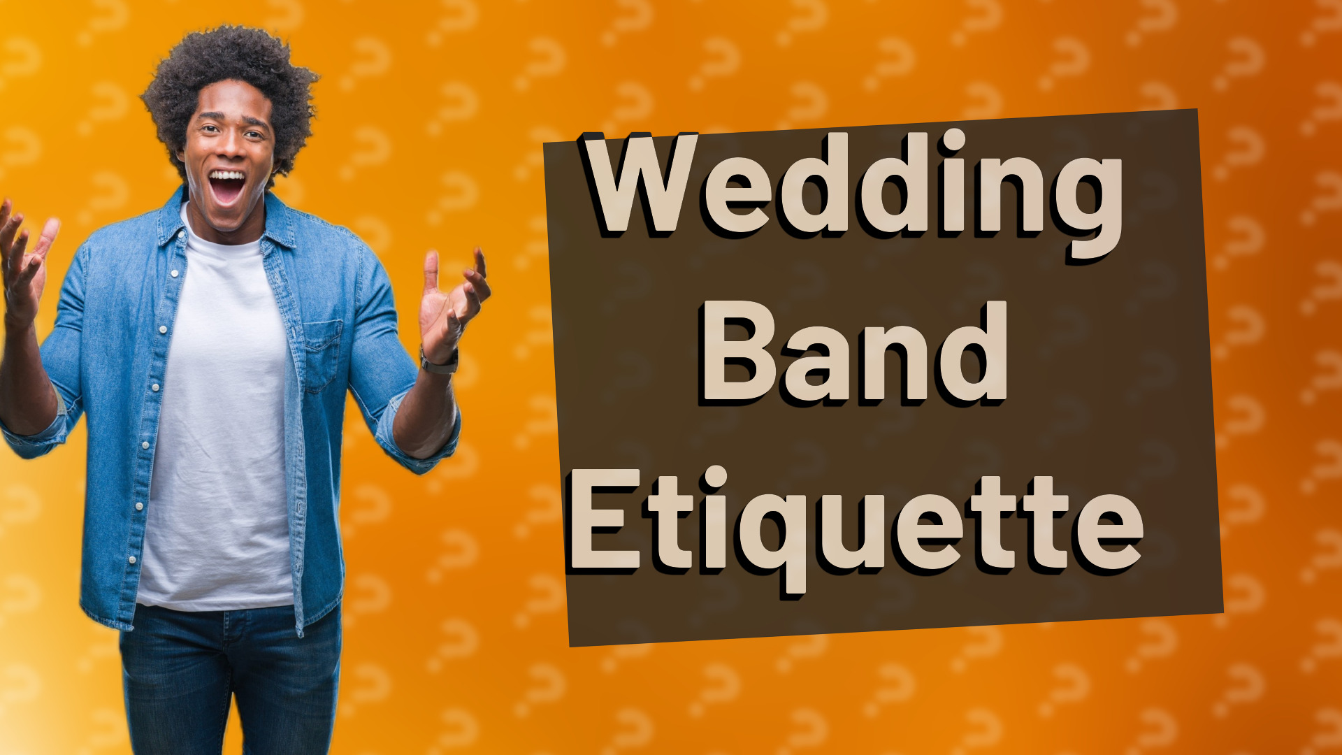 Wedding Band Etiquette