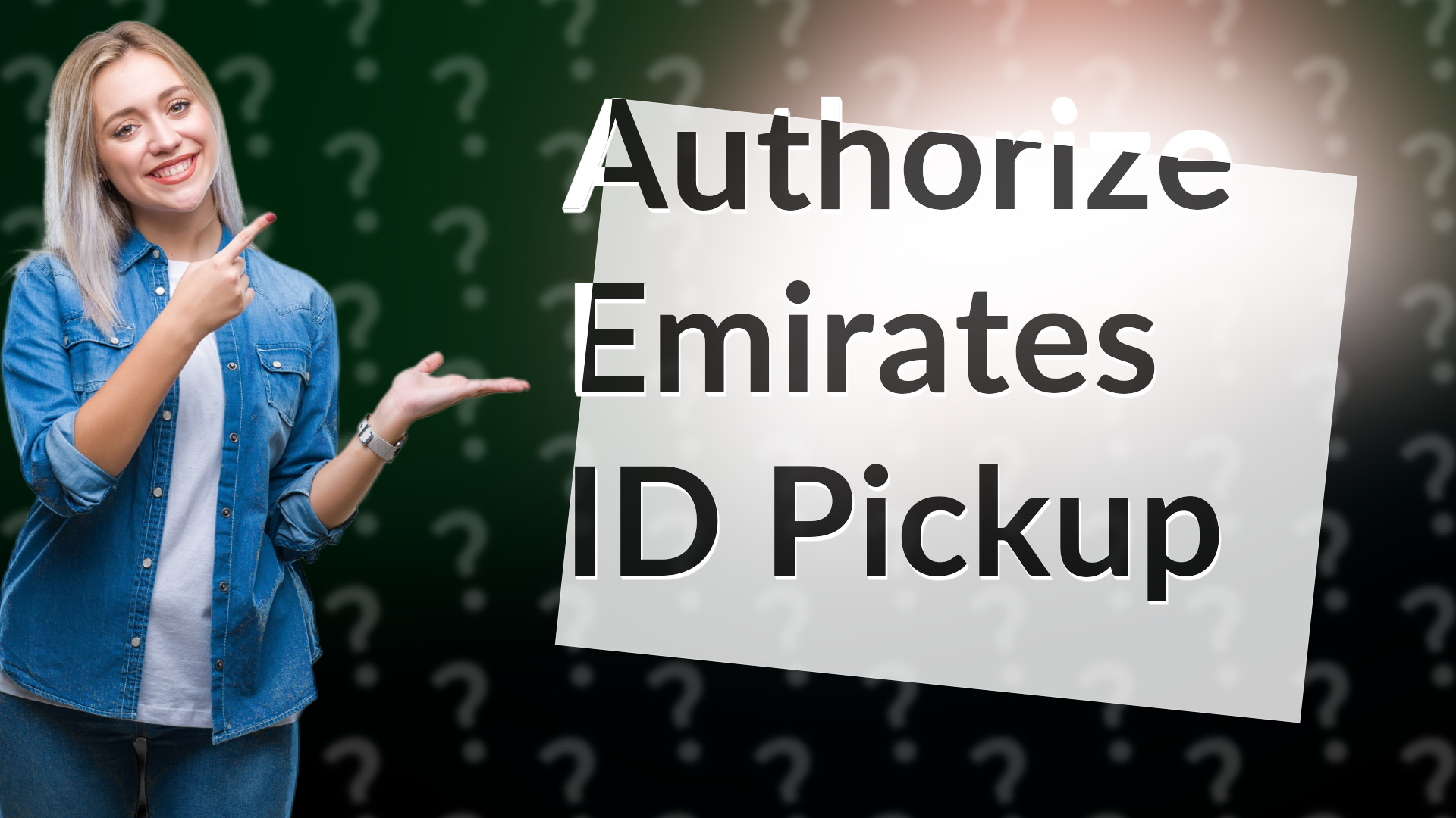 Authorize Emirates ID Pickup