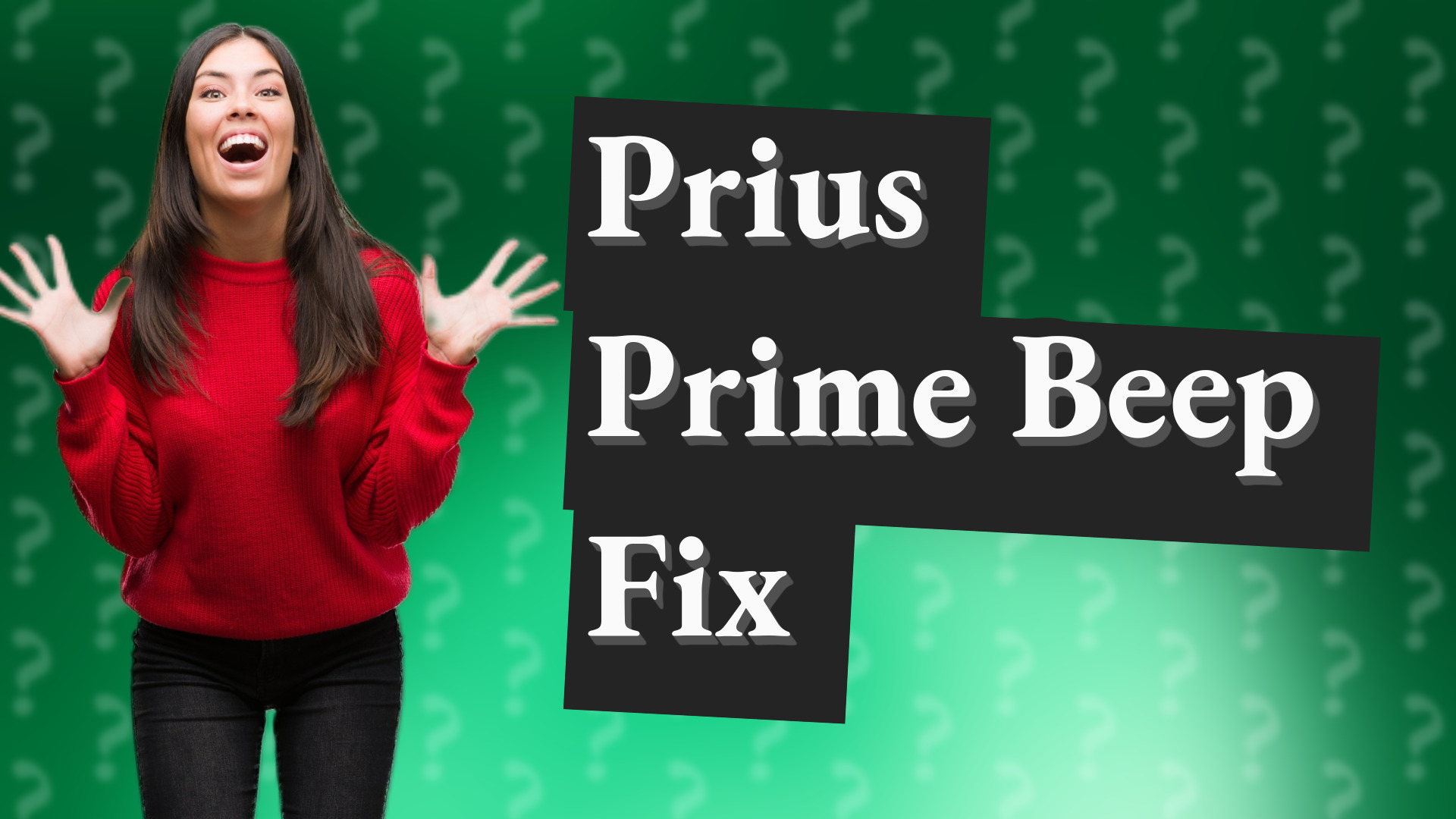 Prius Prime Beep Fix