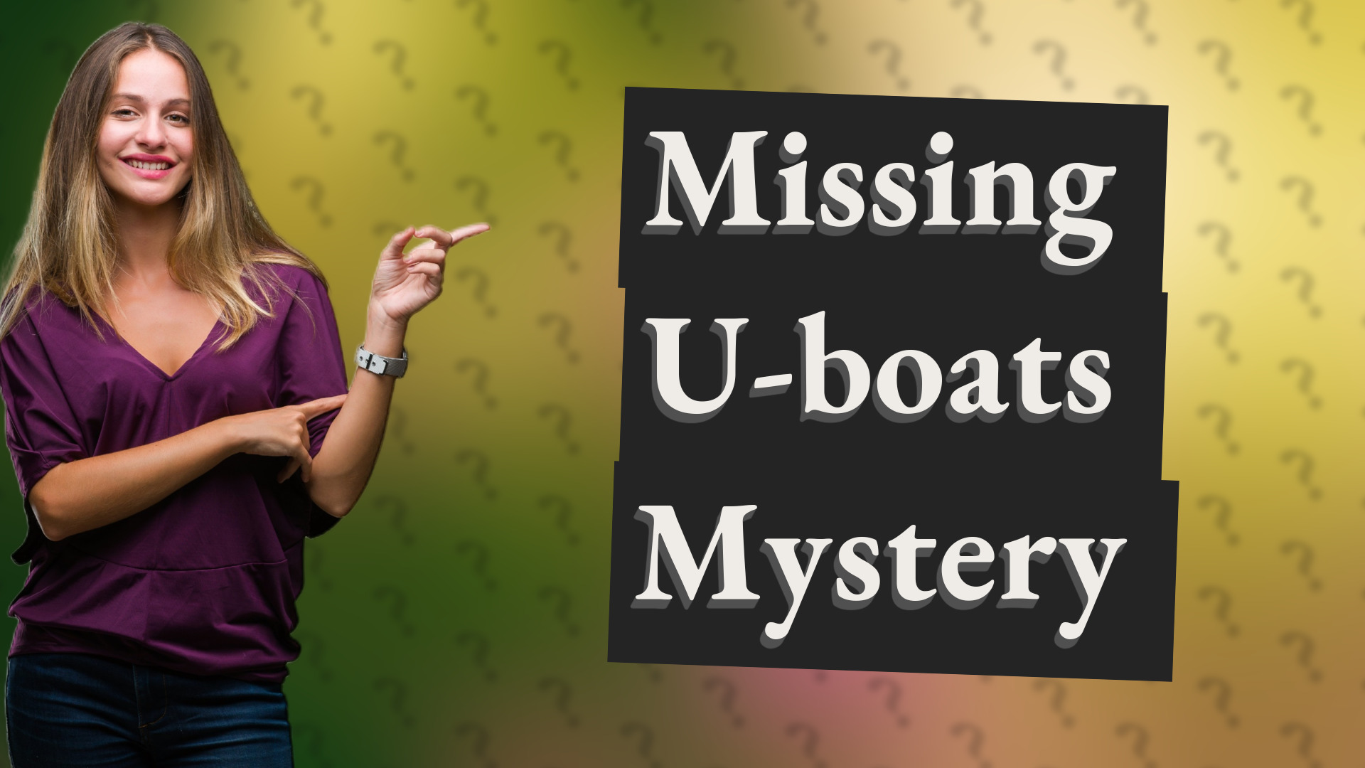 Missing U-boats Mystery