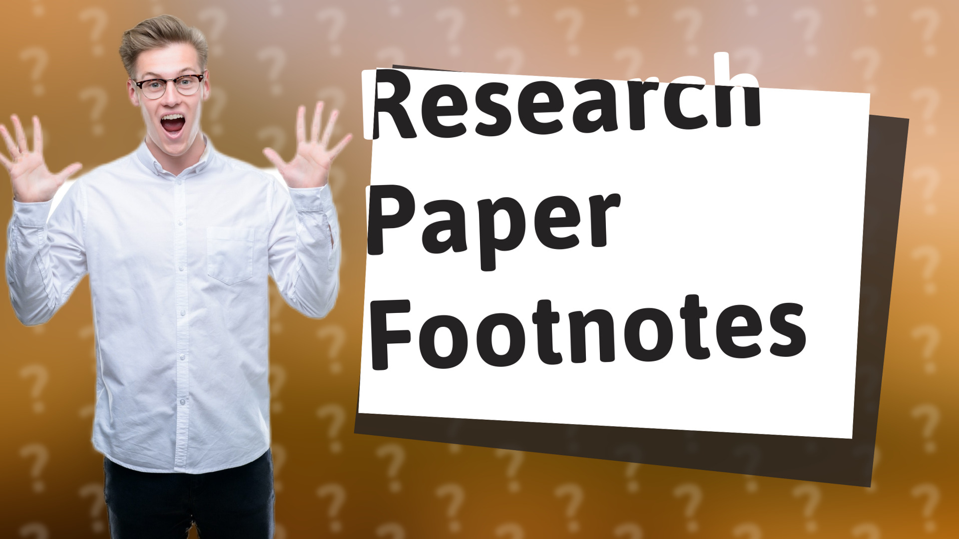 Research Paper Footnotes