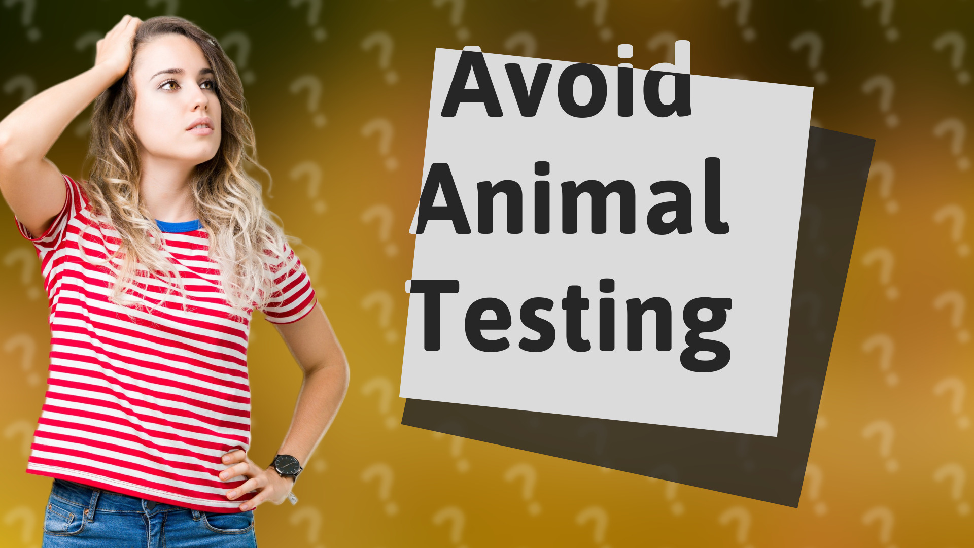 Avoid Animal Testing