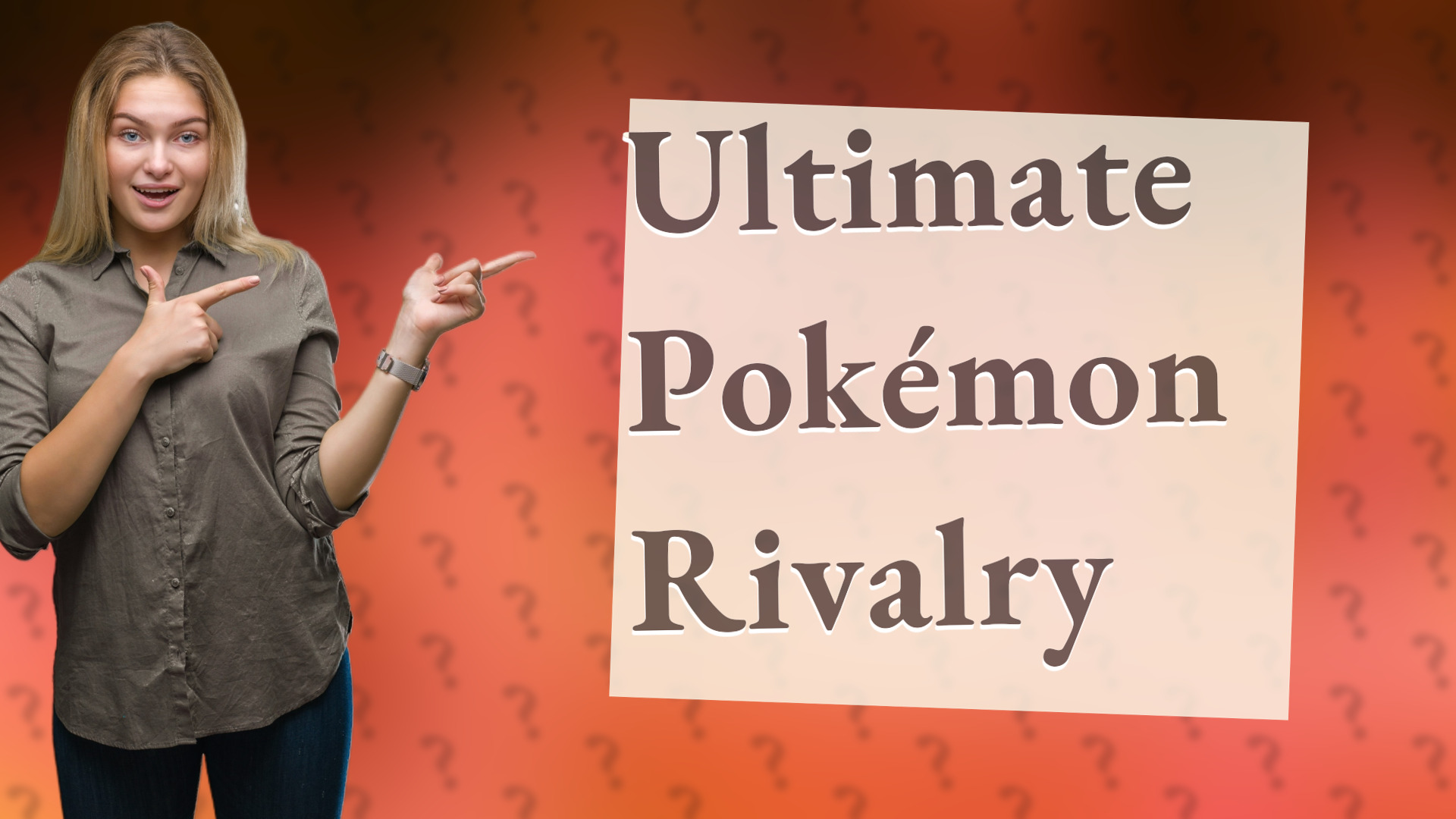 Ultimate Pokémon Rivalry