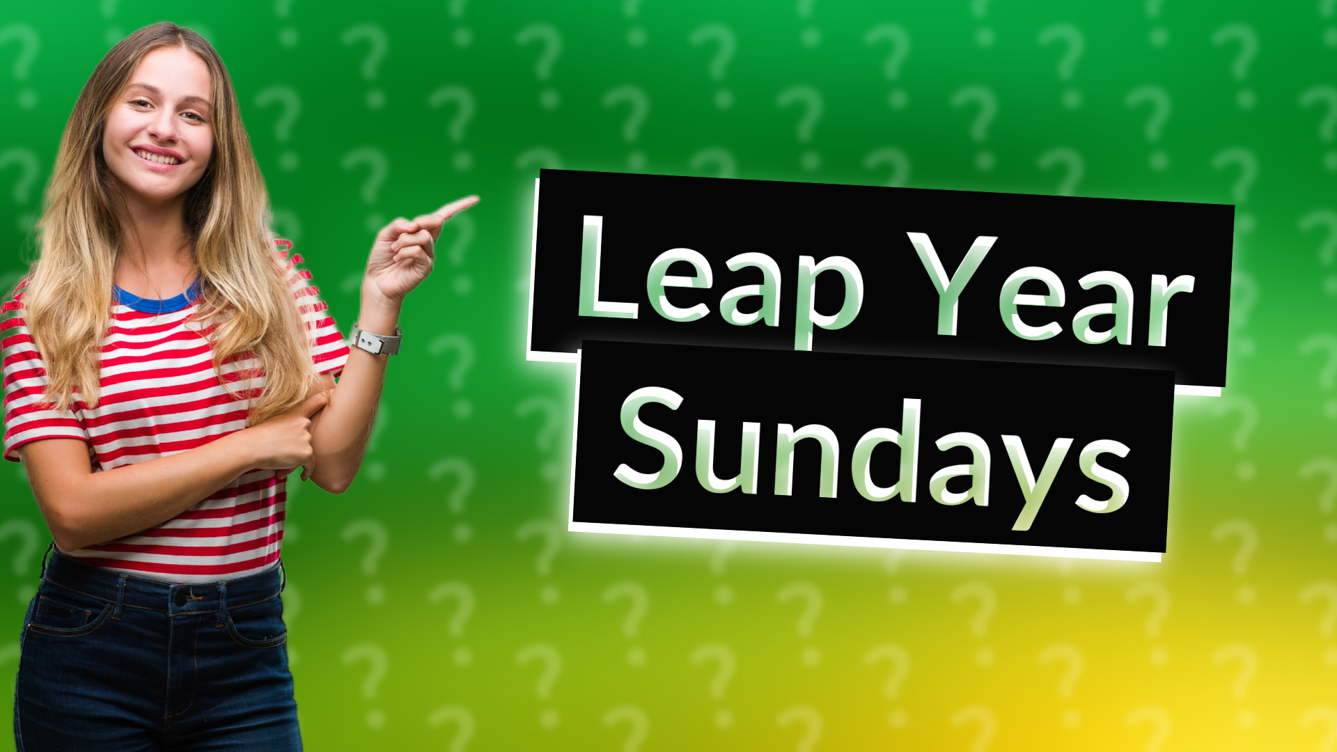 Leap Year Sundays