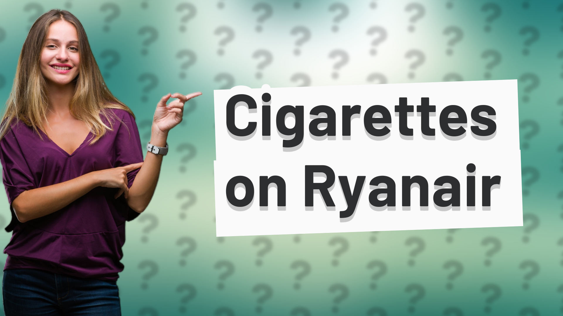 Cigarettes on Ryanair
