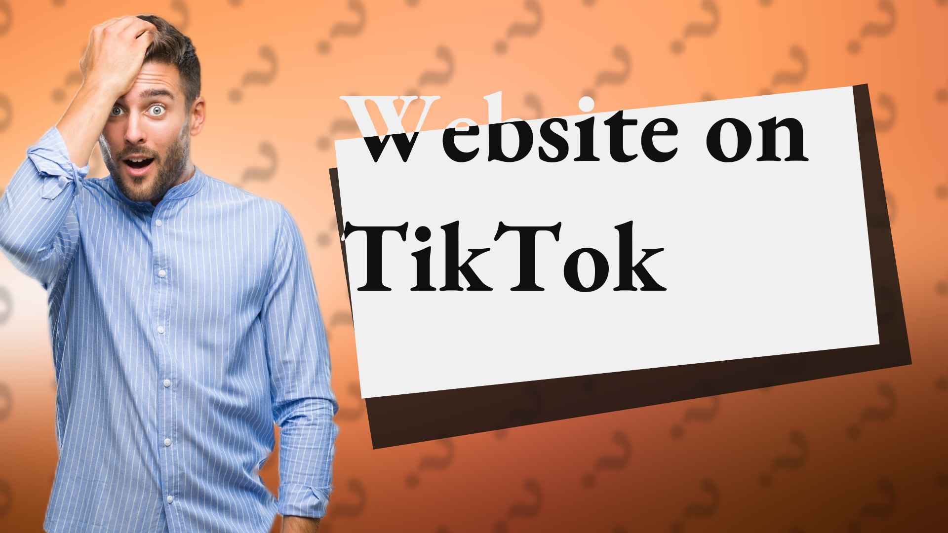 Website on TikTok