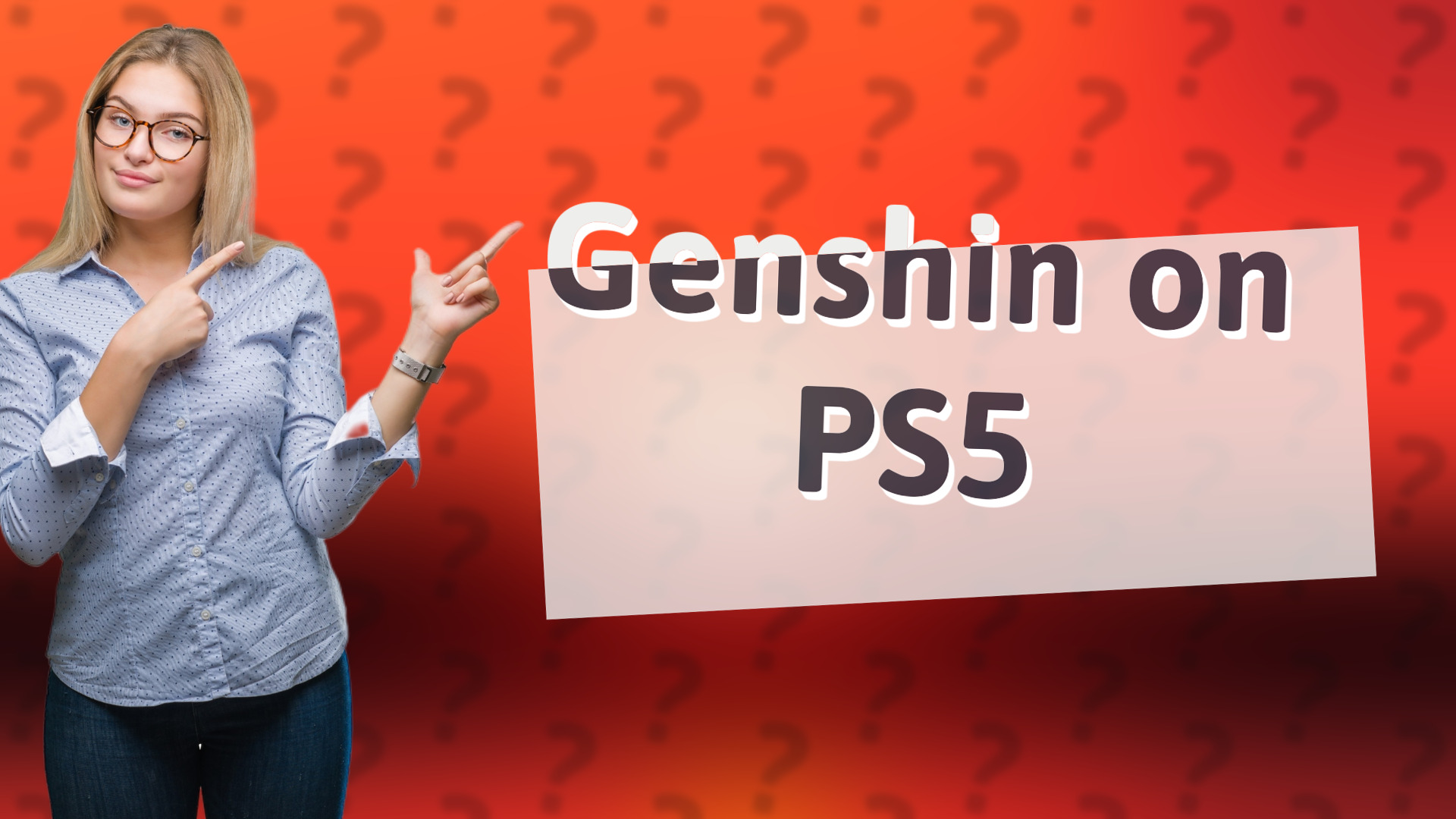Genshin on PS5