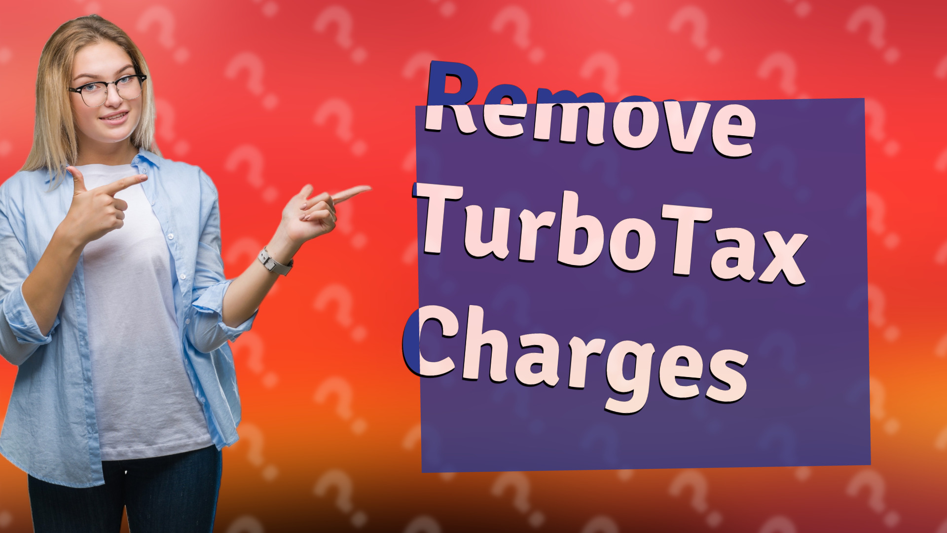 Remove TurboTax Charges
