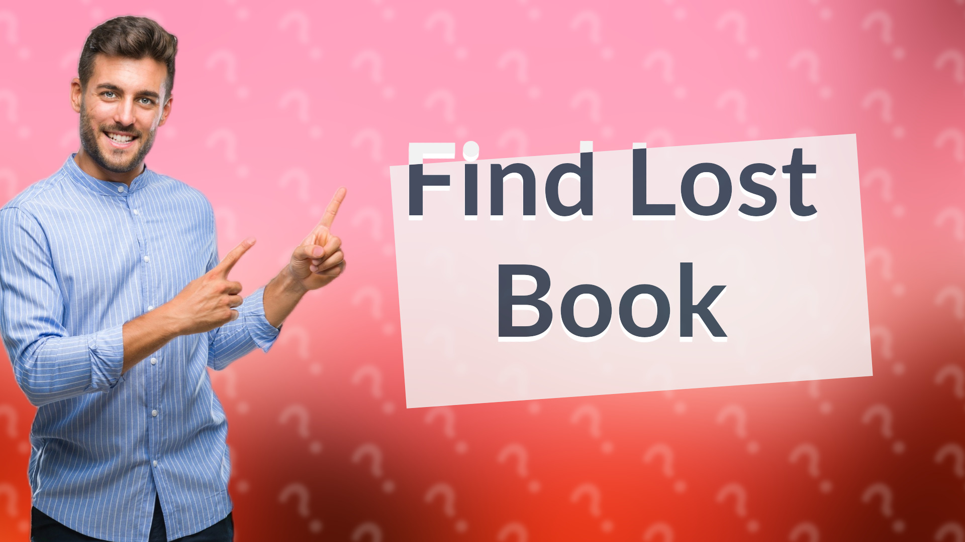 Find Lost Book