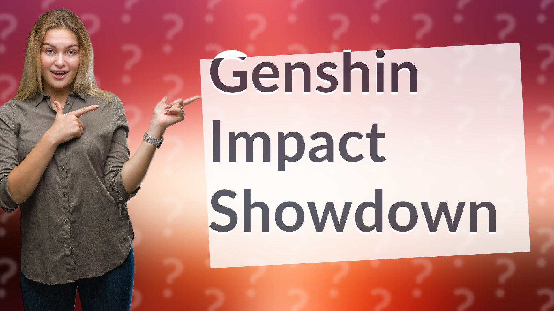 Genshin Impact Showdown