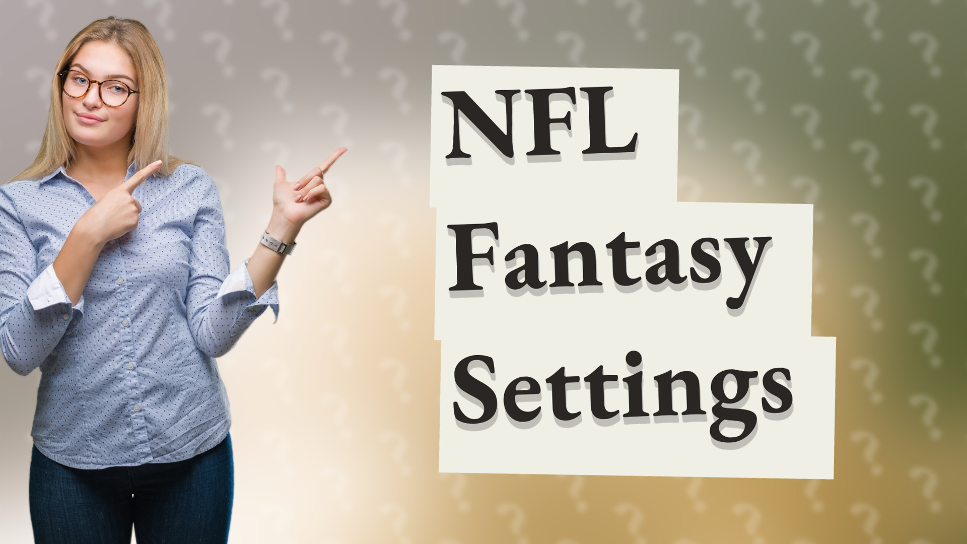 NFL Fantasy Settings