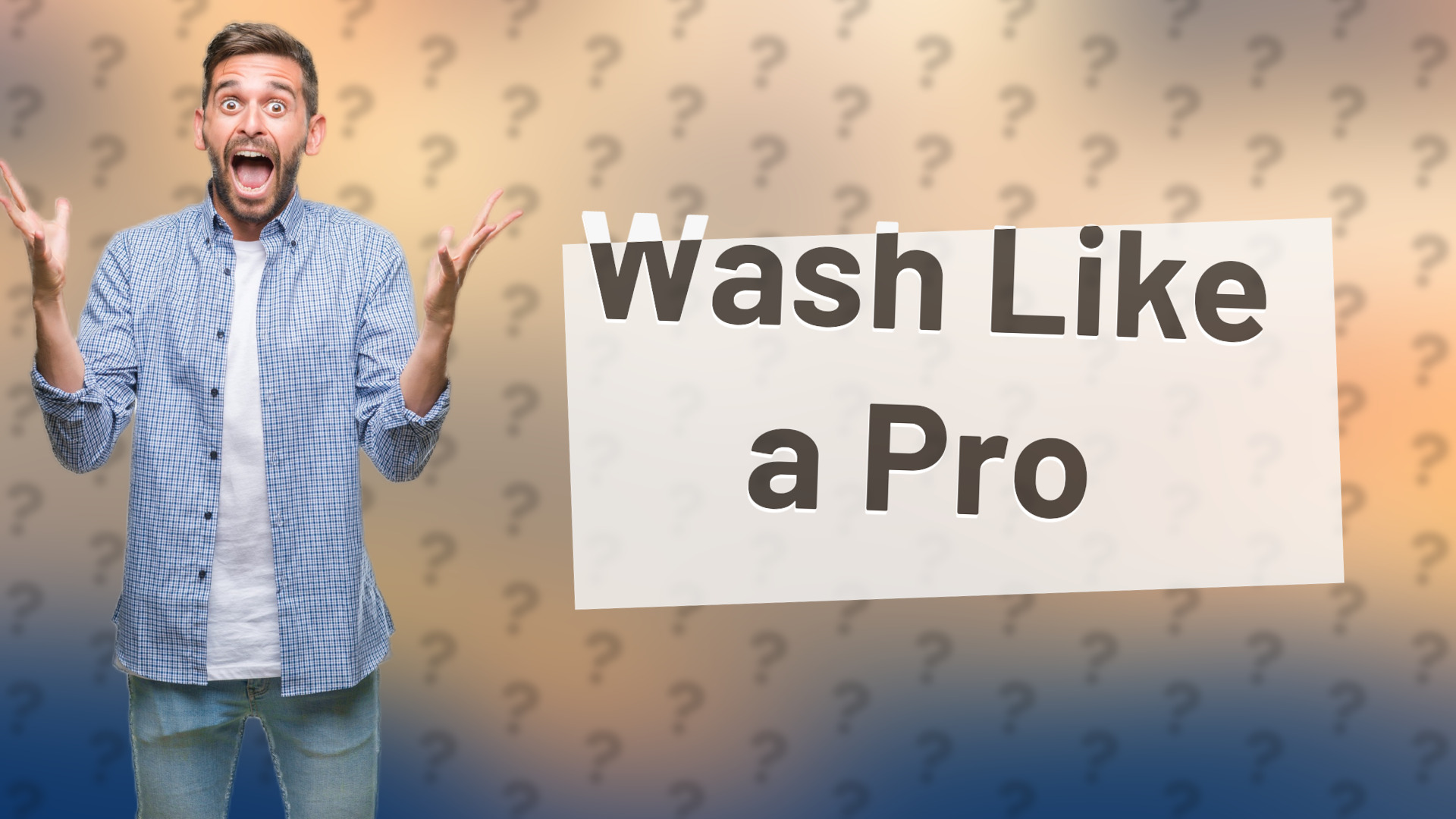 Wash Like a Pro