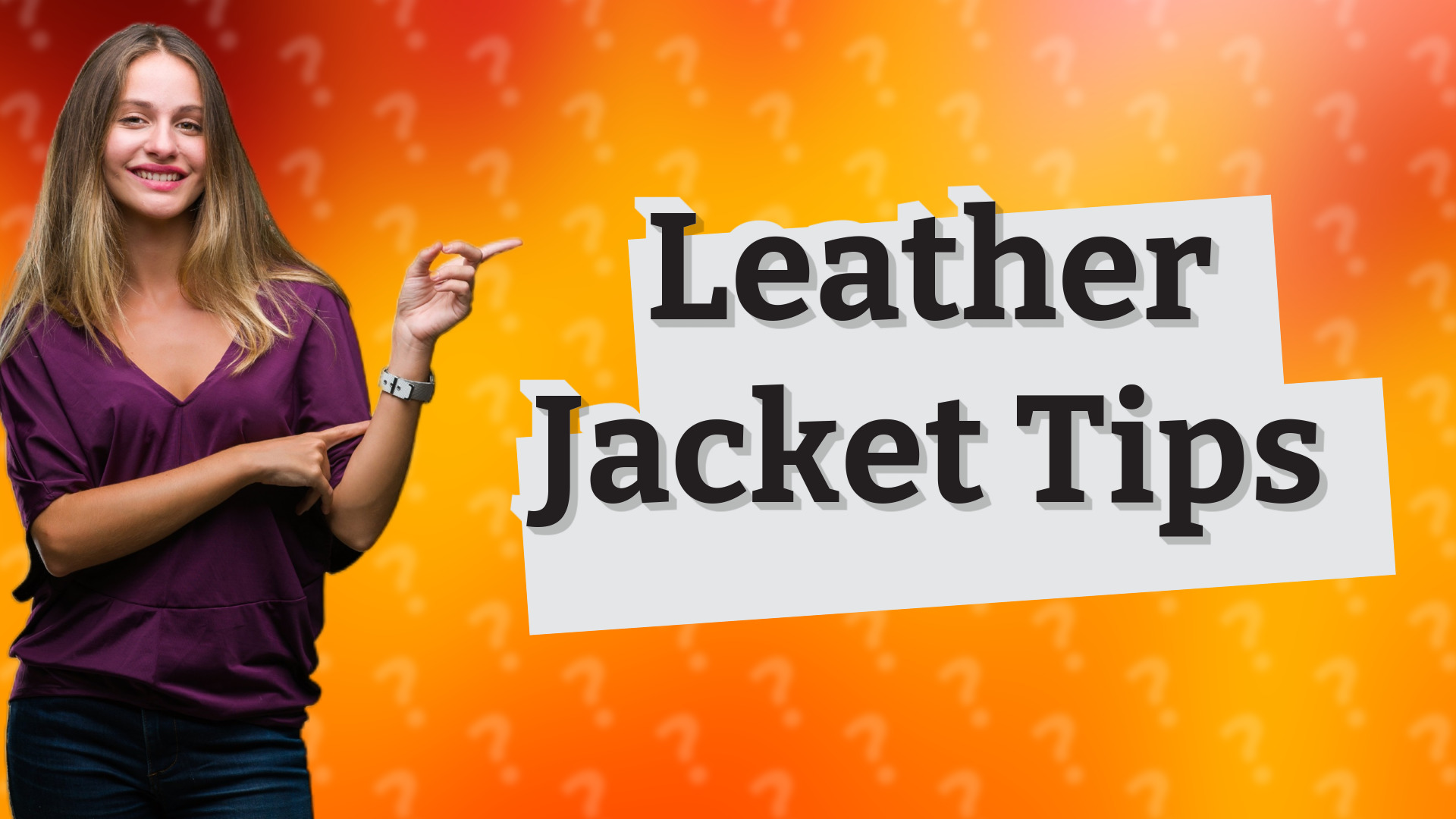 Leather Jacket Tips