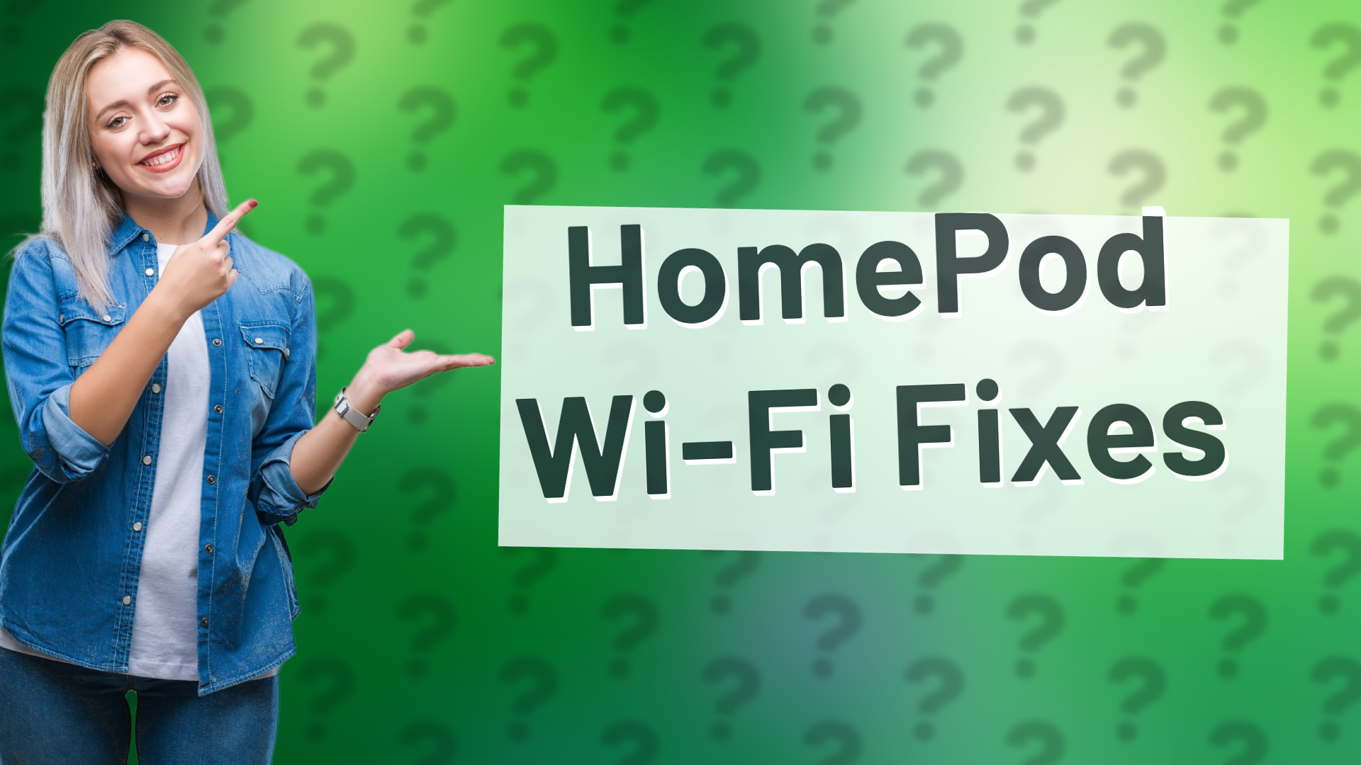 HomePod Wi-Fi Fixes