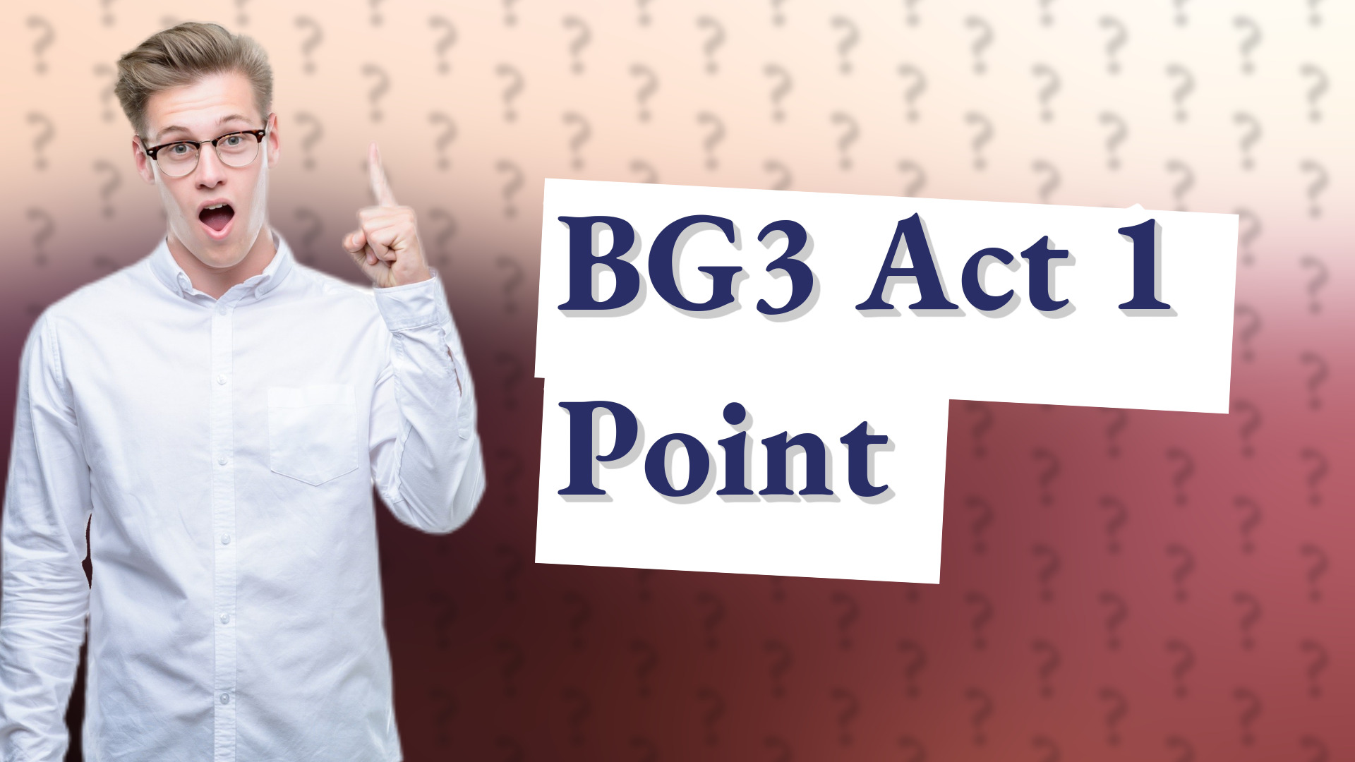 BG3 Act 1 Point