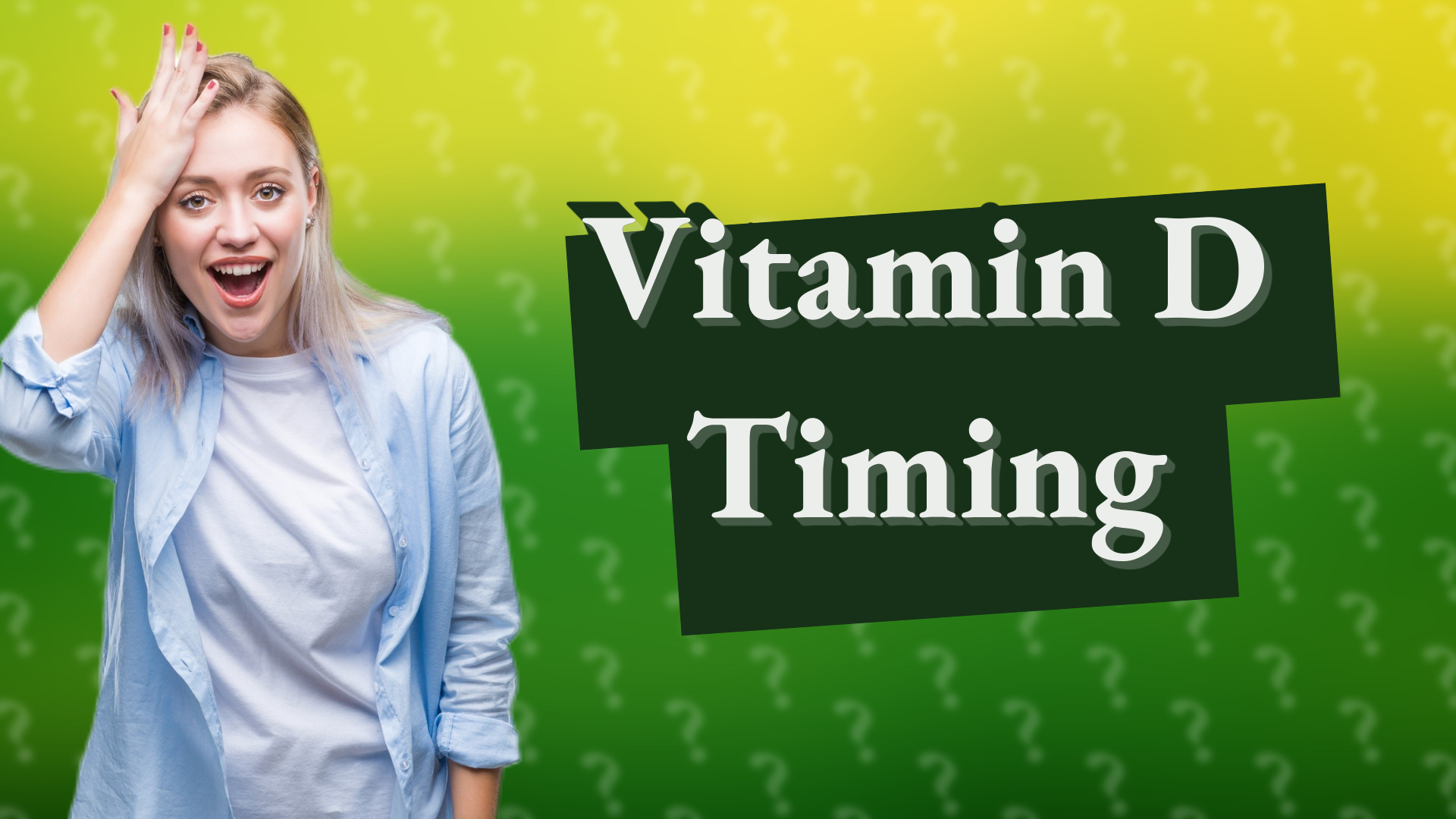 Vitamin D Timing