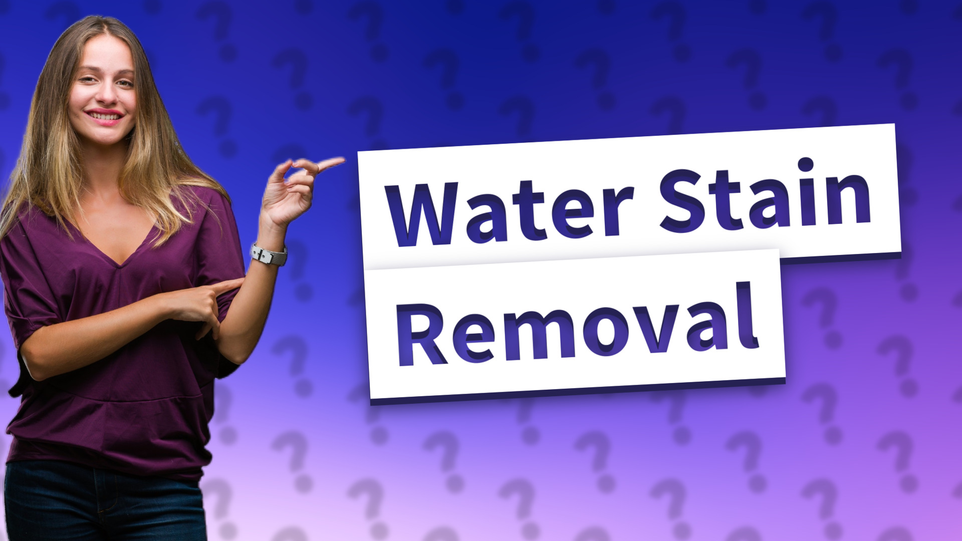 Water Stain Removal